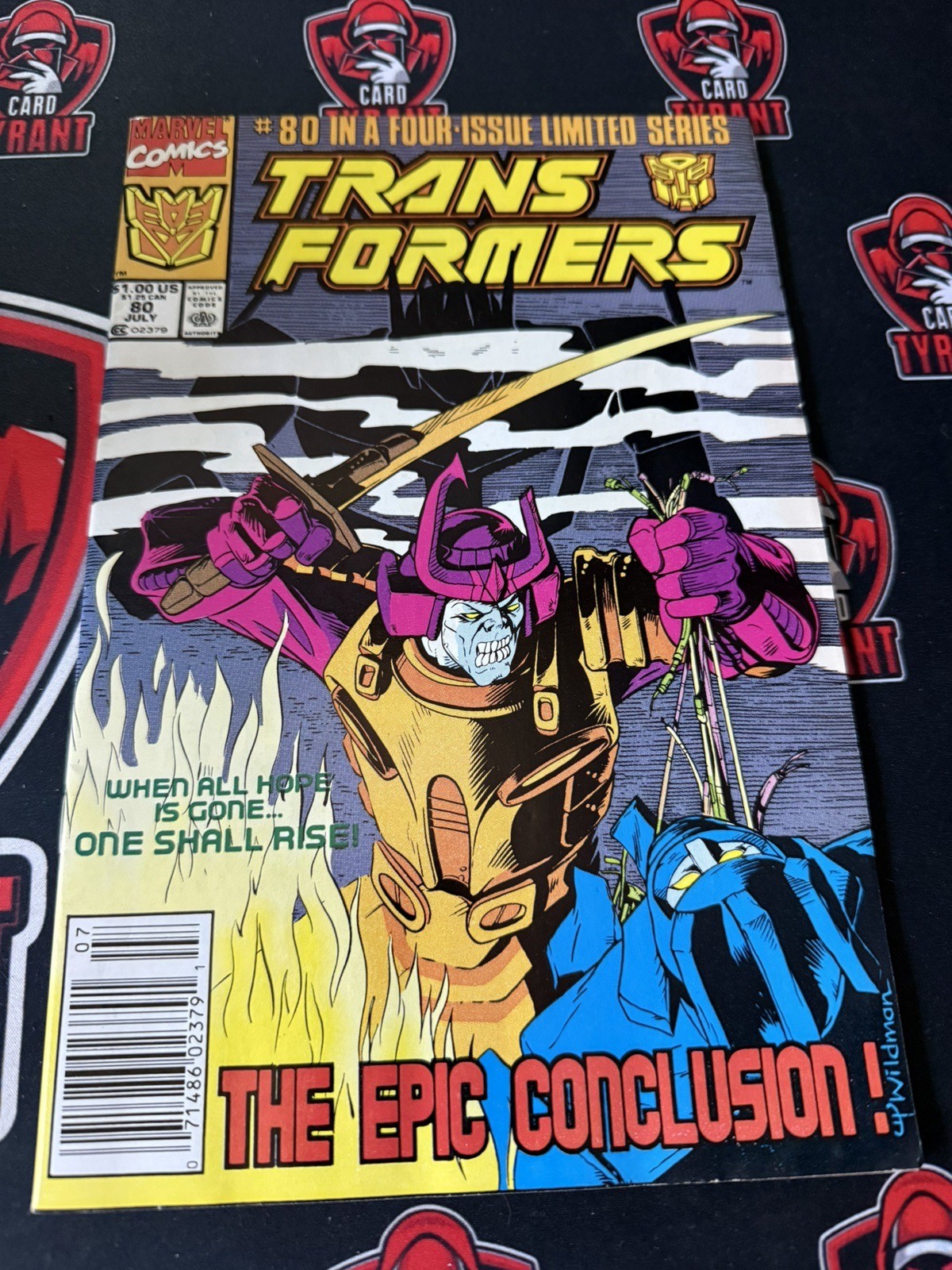 Transformers #80 Newsstand (Marvel 1991) Final Issue Very Scarce HTF Transformers #80 Newsstand (Marvel 1991) Final Issue Very Scarce HTF
