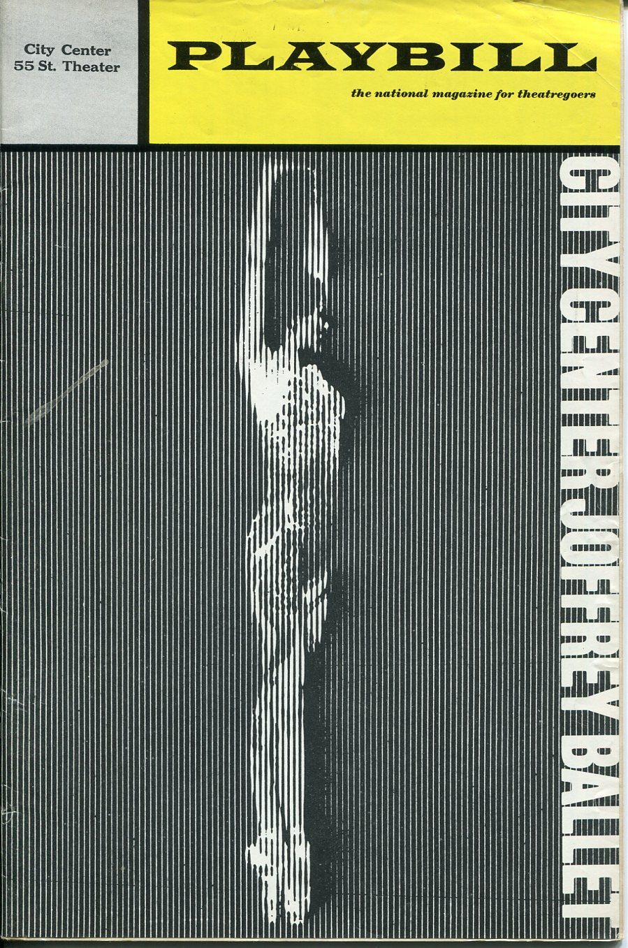 Robert Joffrey Gerald Arpino City Center Joffrey Ballet Dance 1972 Playbill Robert Joffrey Gerald Arpino City Center Joffrey Ballet Dance 1972 Playbill