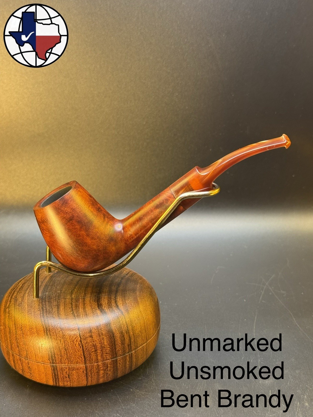 Unmarked Unsmoked Bent Brandy Tobacco Pipe Unmarked Unsmoked Bent Brandy Tobacco Pipe
