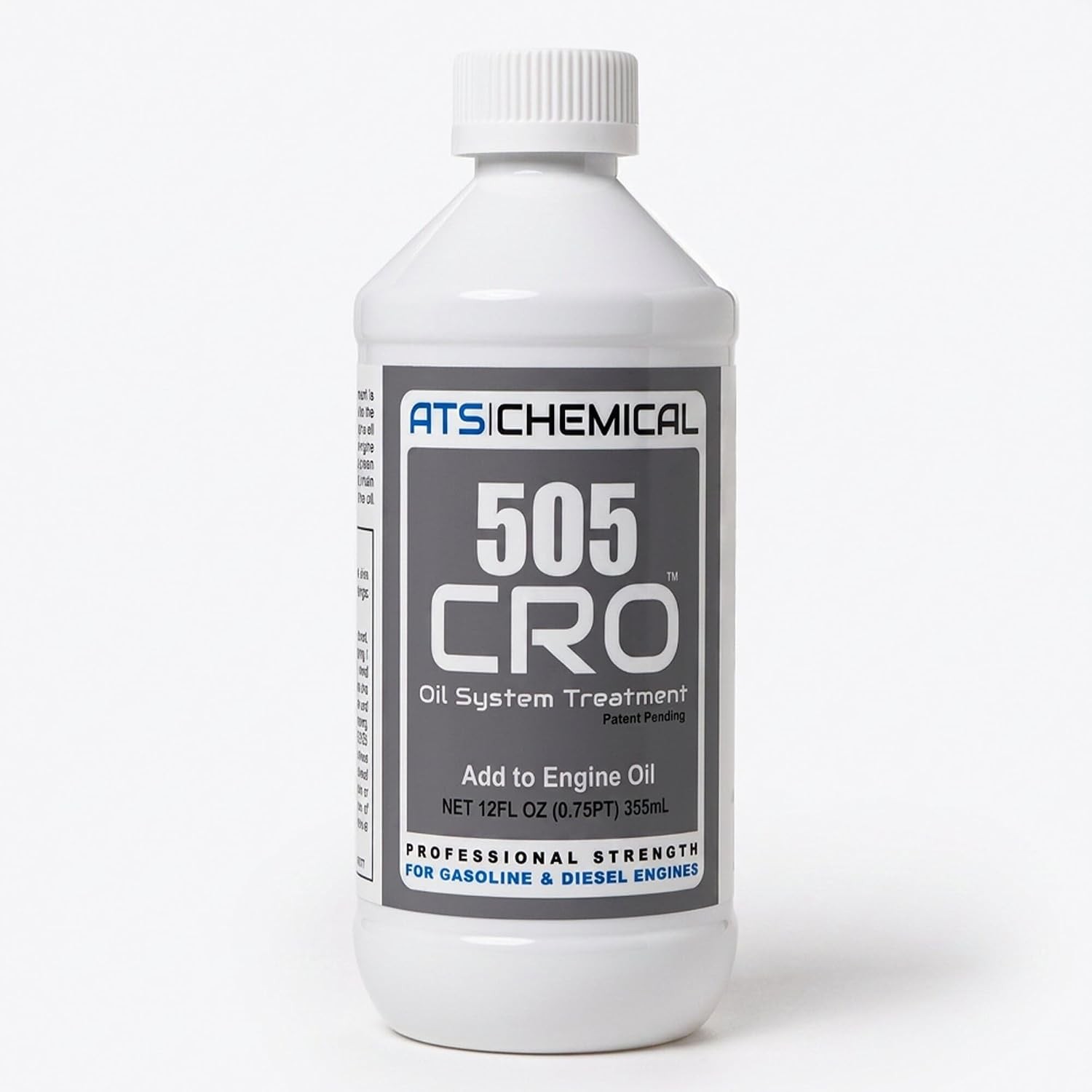 ATS Chemical 505 CRO Oil System Treatment - 12 oz Engine Oil Additive - Cleans