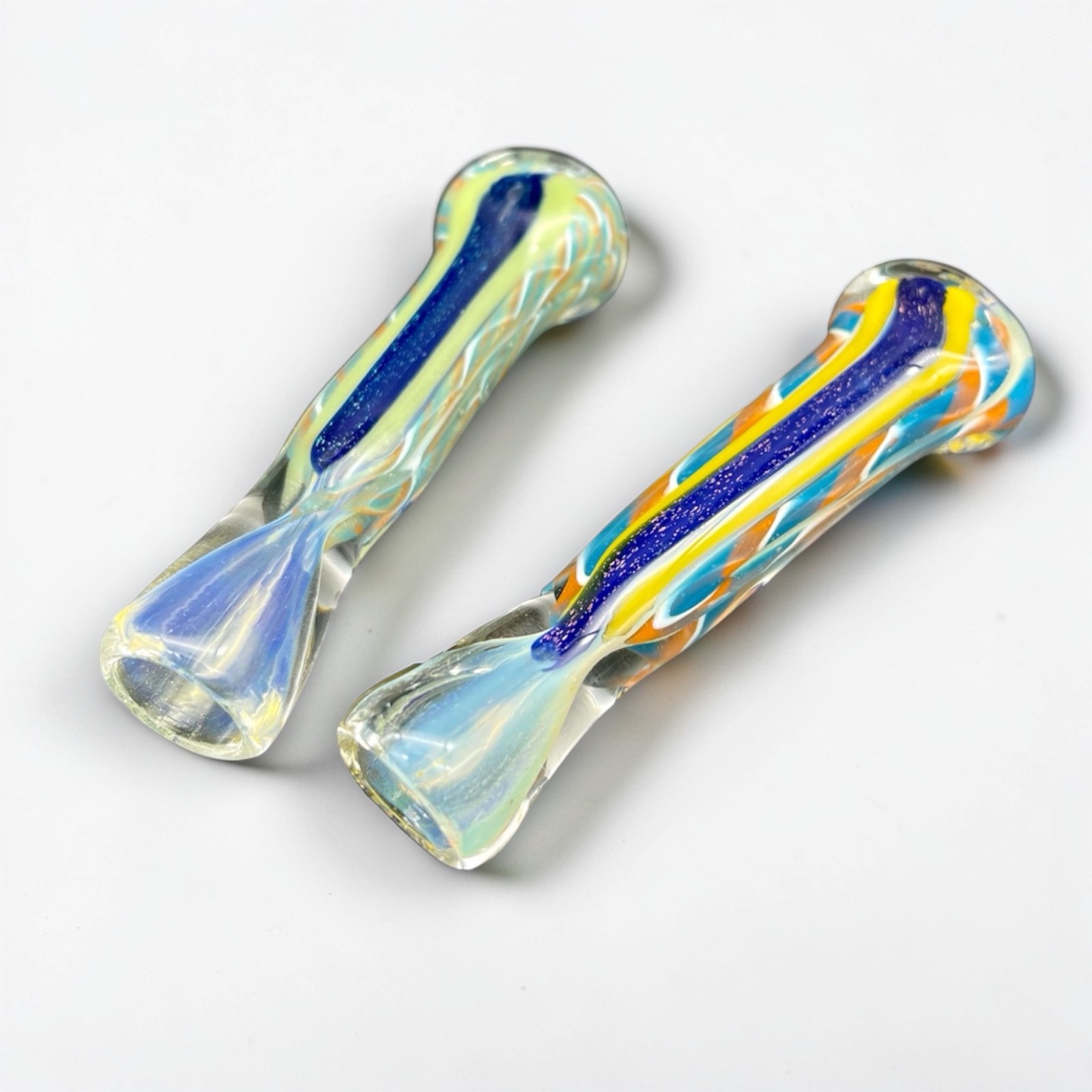 4 Pack Glass Chillum Tobacco Pipes Mystery Set Hand Blown One Hitter Pipes 4 Pack Glass Chillum Tobacco Pipes Mystery Set Hand Blown One Hitter Pipes