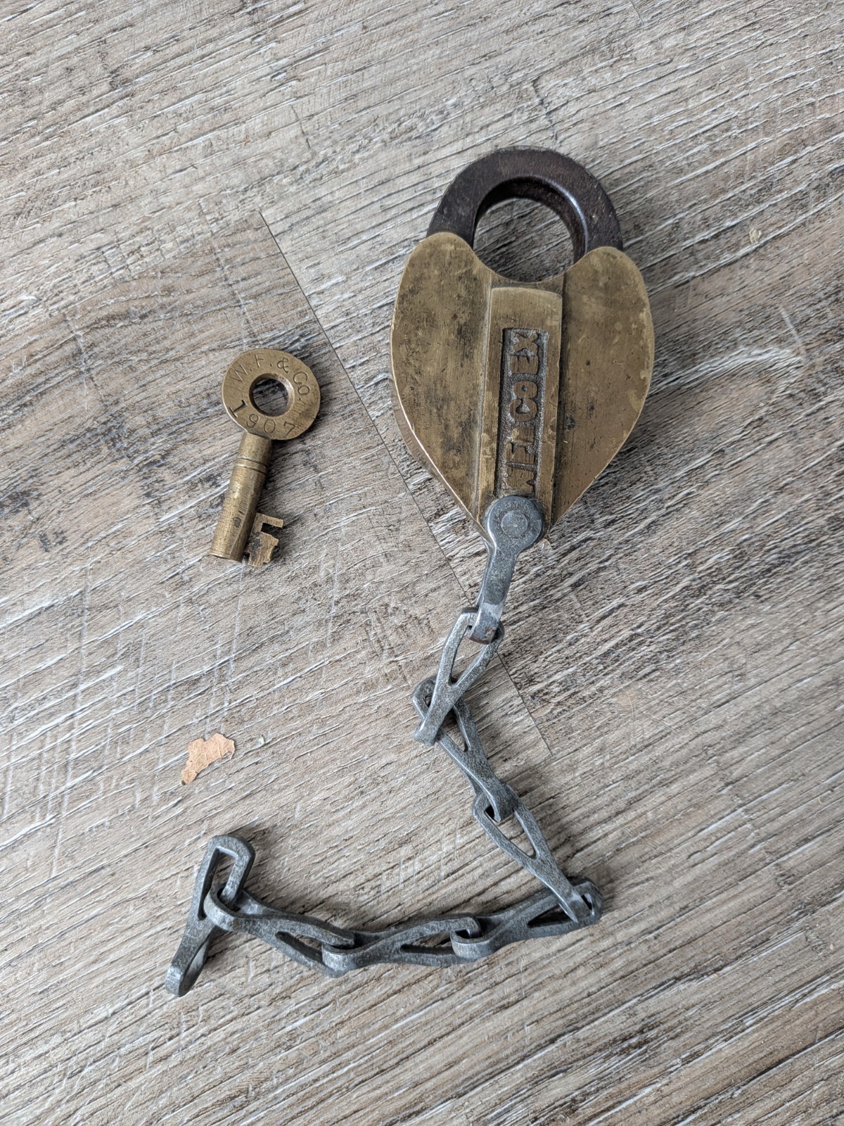 ***RARE*** Original Climax Obsolete Wells Fargo Express Strongbox Lock W.F.Co EX ***RARE*** Original Climax Obsolete Wells Fargo Express Strongbox Lock W.F.Co EX