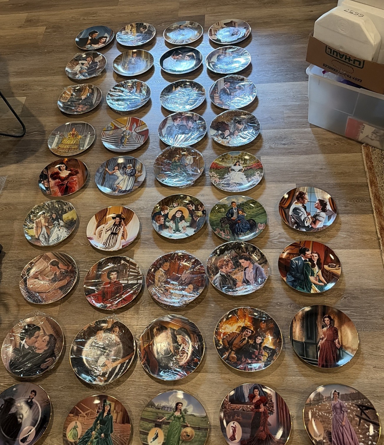 40-The Bradford Exchange Gone With The Wind 8” Collector Plates