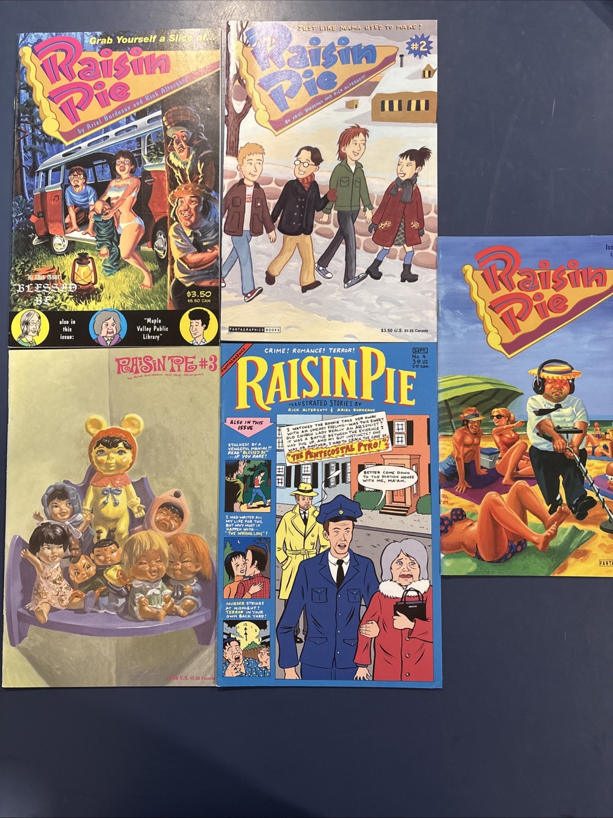 Raisin Pie #1-5 (2002-2007) Fantagraphic Books Raisin Pie #1-5 (2002-2007) Fantagraphic Books