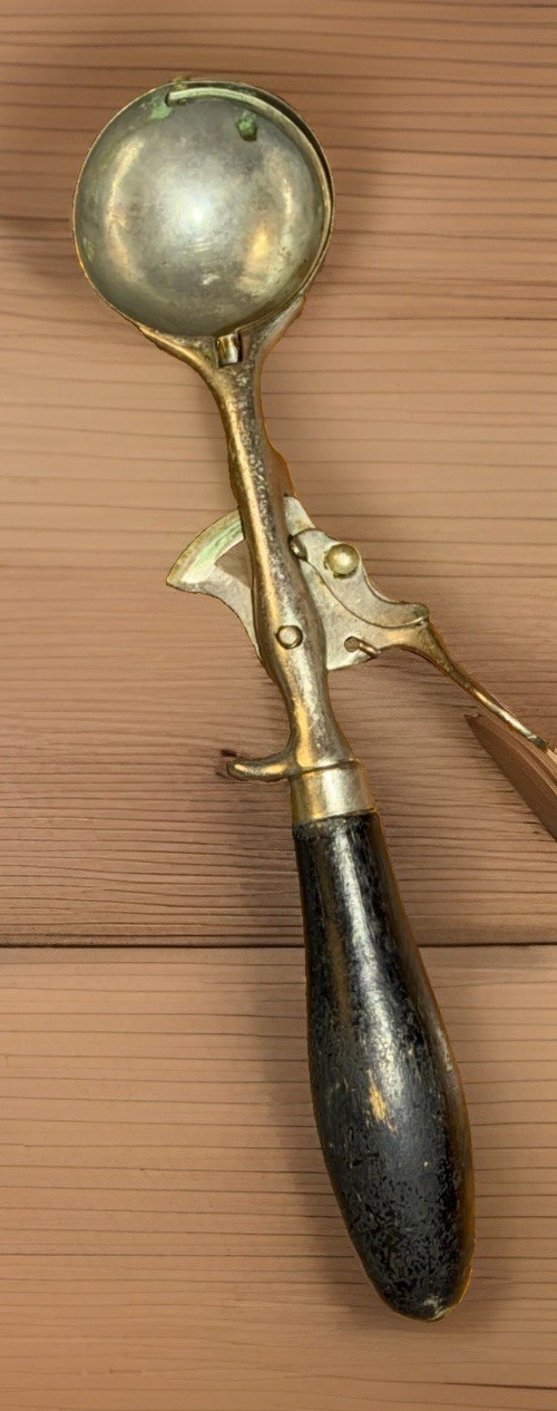 Vintage F.S. Co. 4 Clipper Ice Cream Cone Conical Scoop Troy NY 1900s Antique