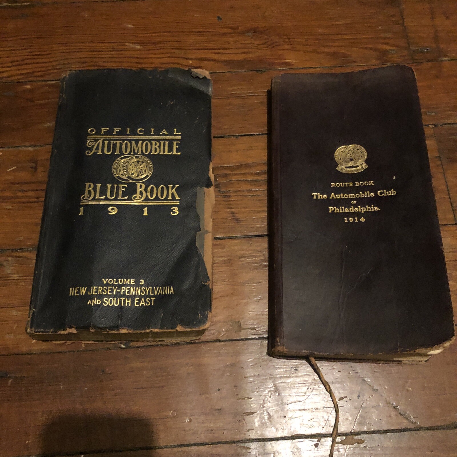 philadelphia automobile club guides (1913/1914) Maps Texaco Directions Car