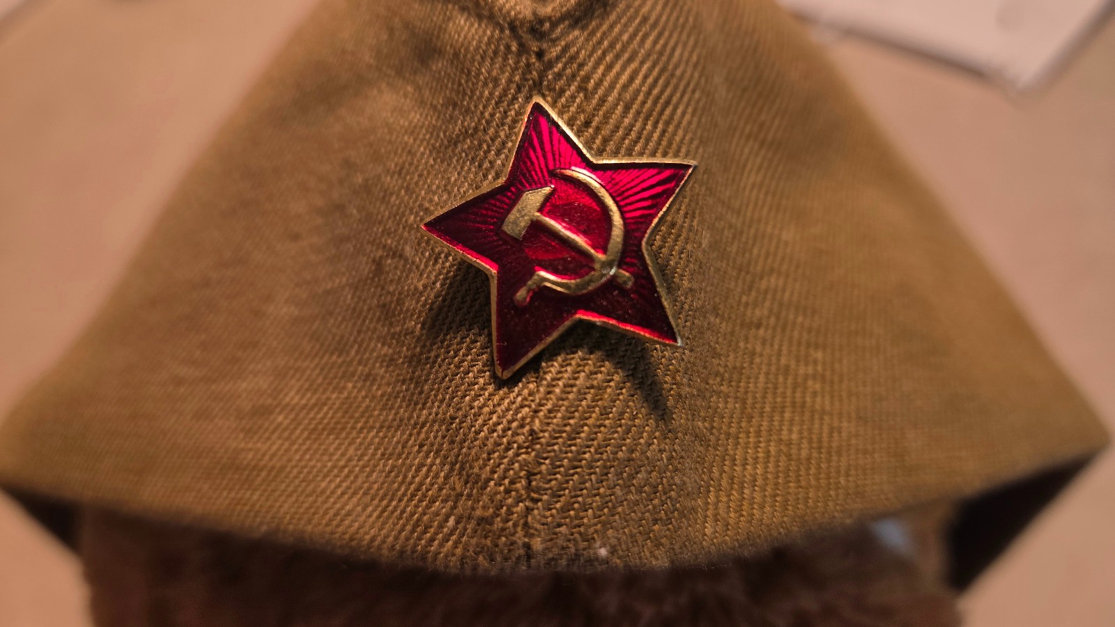 USSR Soviet Army Cold War Era Vtg Military Uniform Garrison Cap Pilotka Size 57 USSR Soviet Army Cold War Era Vtg Military Uniform Garrison Cap Pilotka Size 57