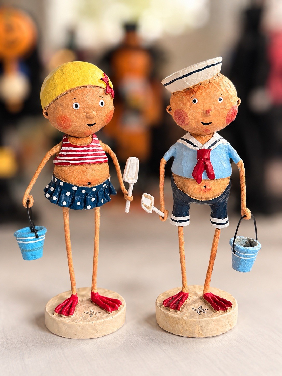Lori Mitchell ESC Company / Bathing Beauty and Sailor Boy Figurine Lori Mitchell ESC Company / Bathing Beauty and Sailor Boy Figurine
