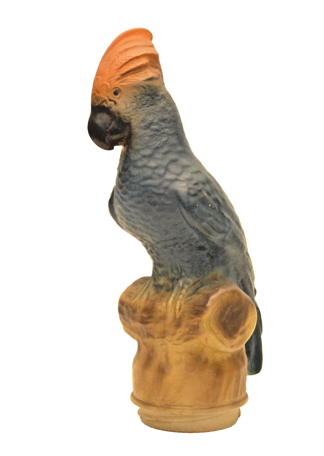 VINTAGE 1920's-30's TIFFIN GLASS PARROT NOVELTY ACCENT LAMP SHADE NICE PAINT VINTAGE 1920's-30's TIFFIN GLASS PARROT NOVELTY ACCENT LAMP SHADE NICE PAINT