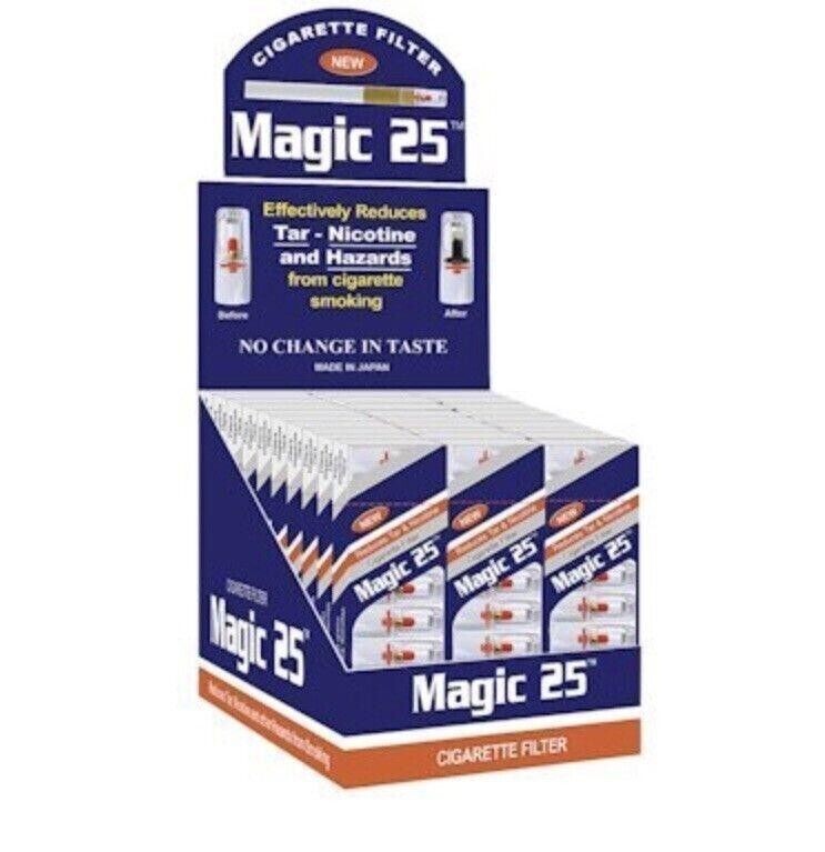 MAGIC 25 Cigarette Filters 30 Packs Filter Out Tar & Nic ~Free Shipping MAGIC 25 Cigarette Filters 30 Packs Filter Out Tar & Nic ~Free Shipping