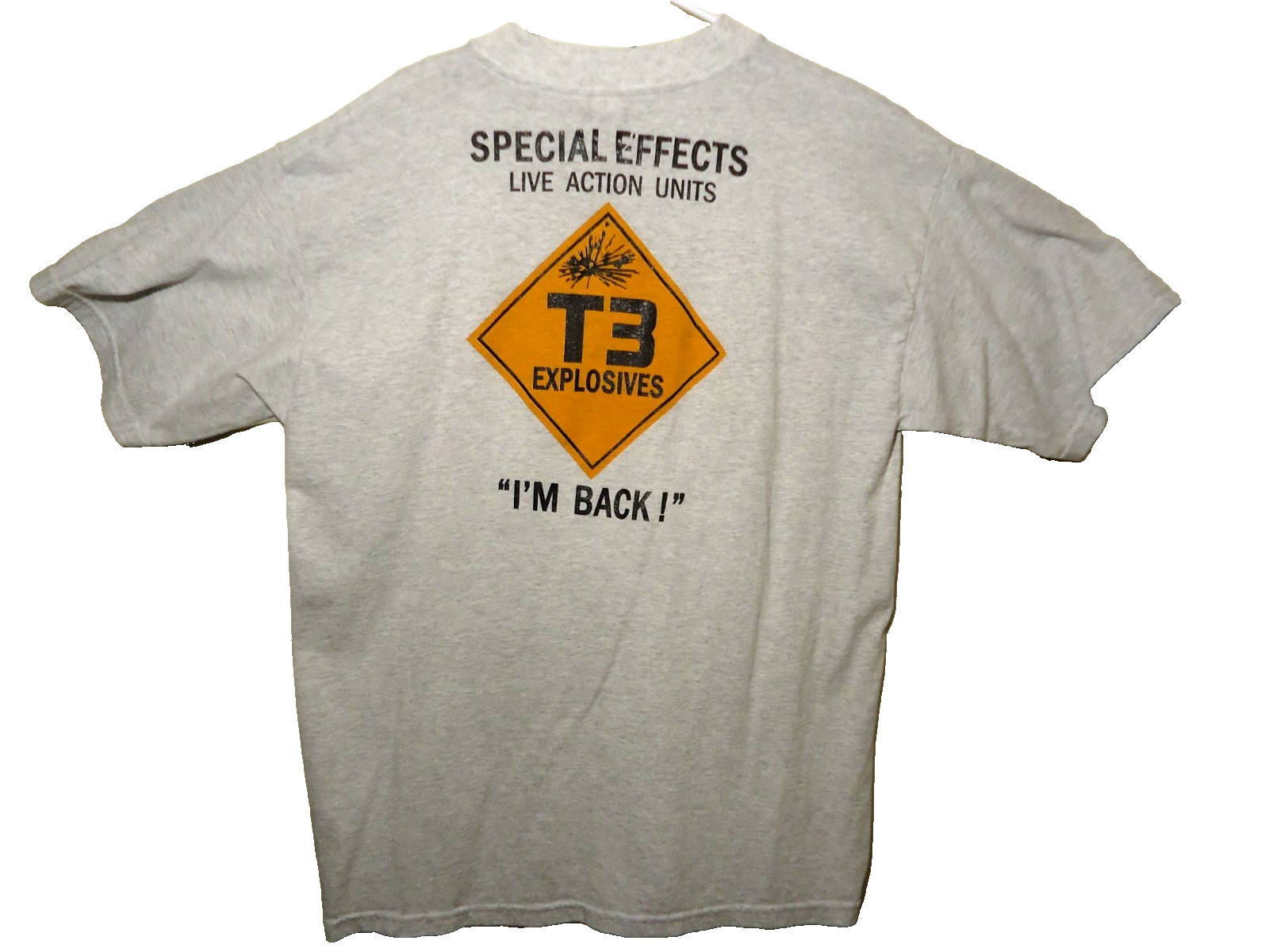 TERMINATOR 3 EXCLUSIVE SPECIAL EFFECTS FILM CREW SHIRT VERY RARE TERMINATOR 3 EXCLUSIVE SPECIAL EFFECTS FILM CREW SHIRT VERY RARE