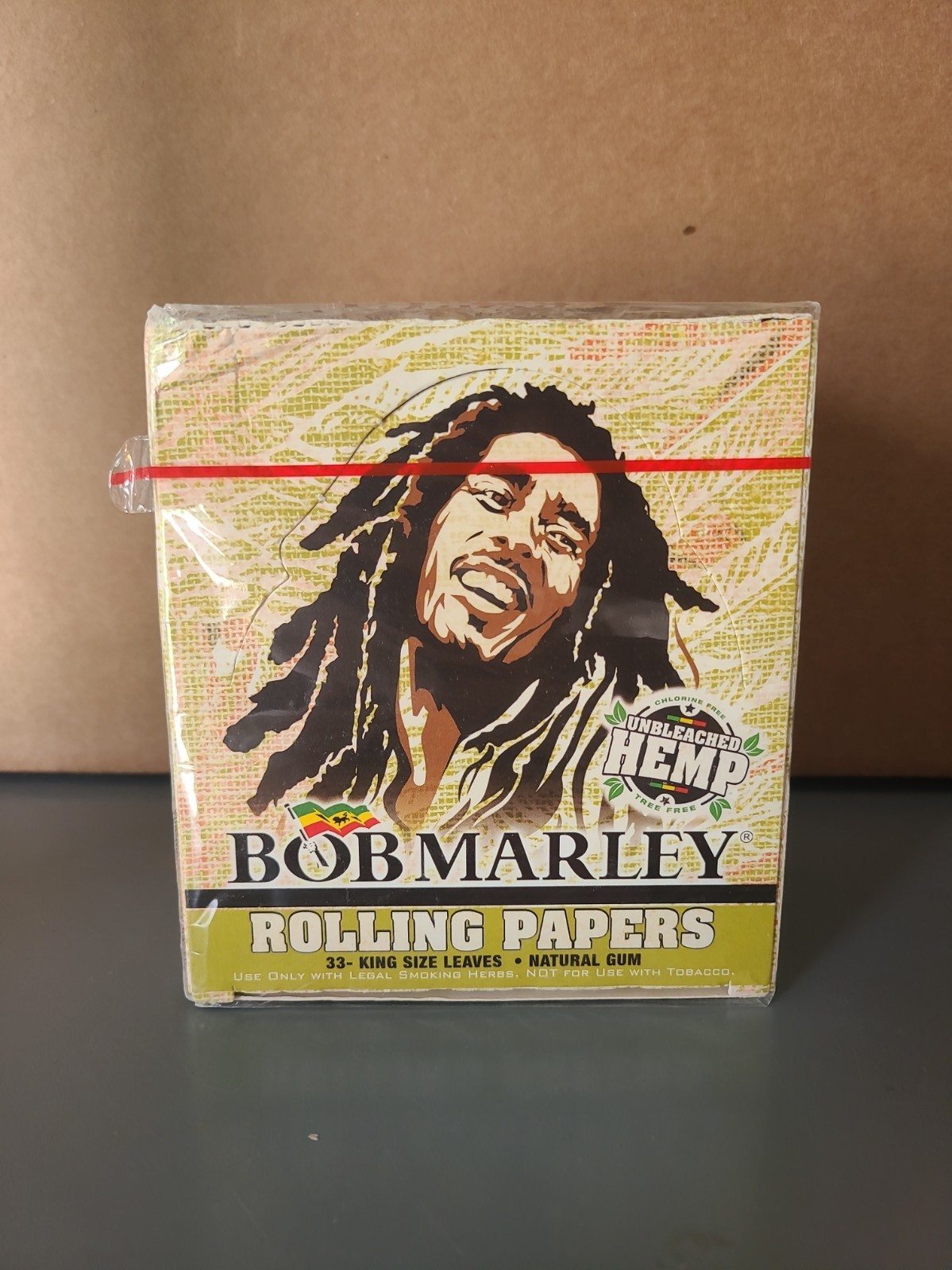 Bob Marley Unbleached Rolling Papers King Size 110mm – Box of 50 Booklets Bob Marley Unbleached Rolling Papers King Size 110mm – Box of 50 Booklets