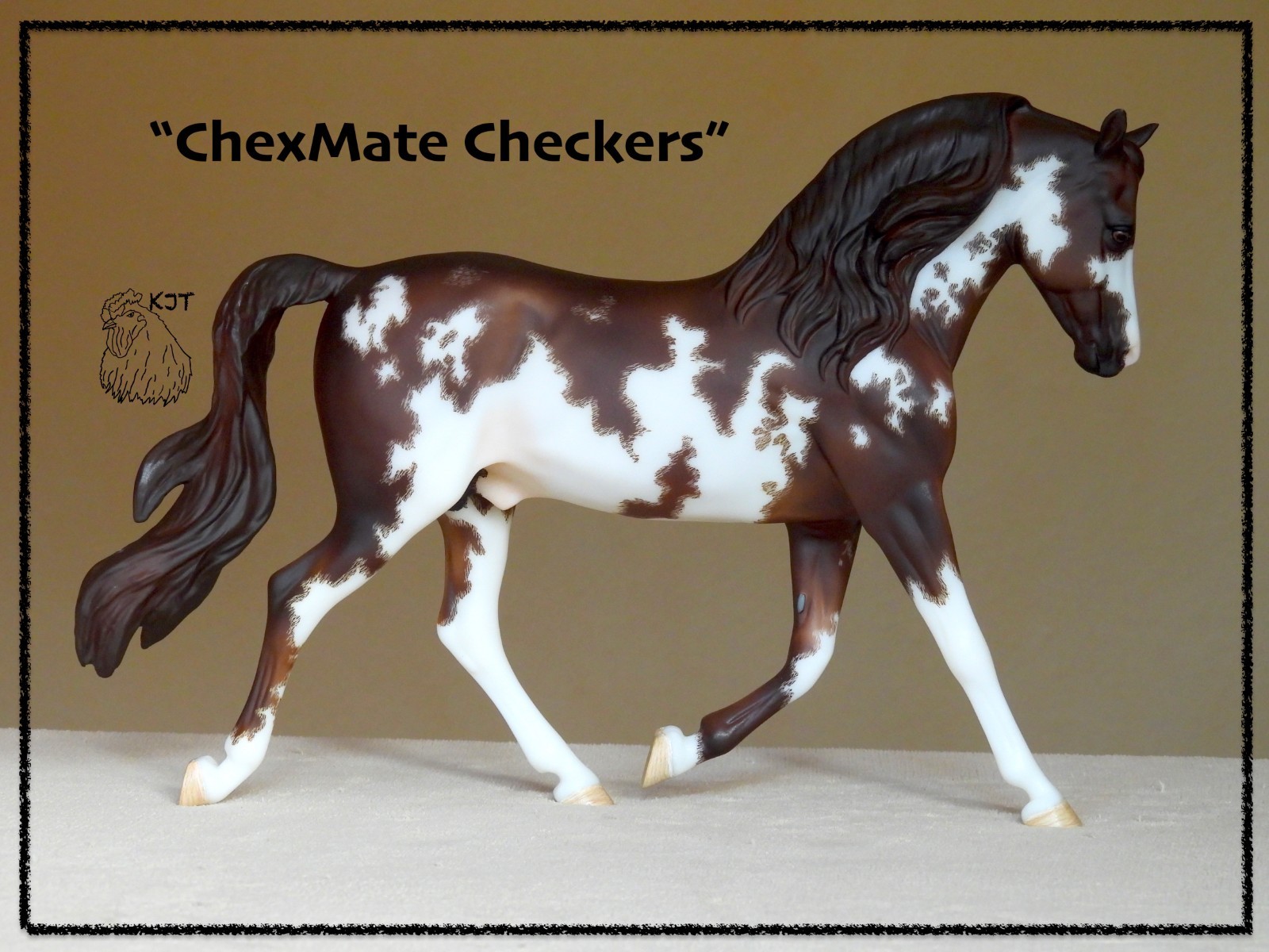 Custom/CM etched Breyer Morgan Stallion (Traditional 1/9 scale) Custom/CM etched Breyer Morgan Stallion (Traditional 1/9 scale)