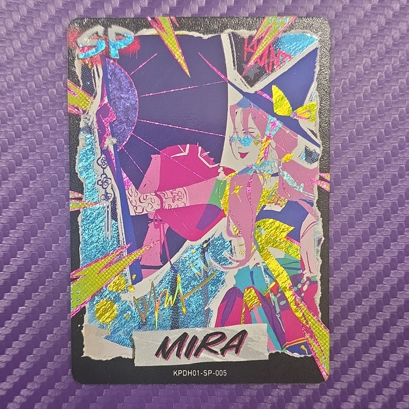 Kayou Netflix KPop Demon Hunters Mira Short Print Card KPDH01-SP-005 Kayou Netflix KPop Demon Hunters Mira Short Print Card KPDH01-SP-005