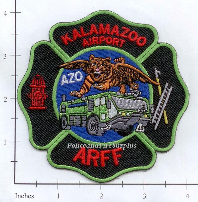 Michigan - Kalamazoo Airport ARFF MI Fire Dept Patch Michigan - Kalamazoo Airport ARFF MI Fire Dept Patch
