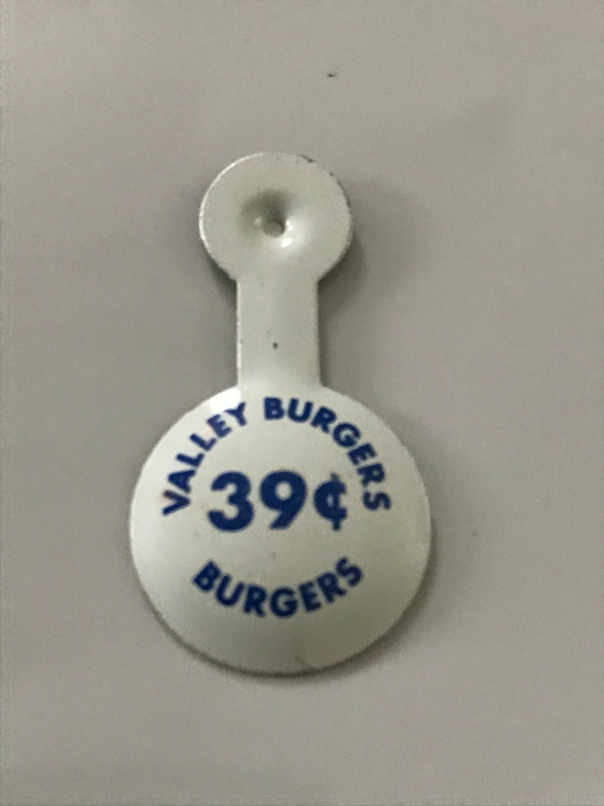 Vintage Valley Burgers 39 cents Burger Restaurant Pinback Button Metal Tab Pin Vintage Valley Burgers 39 cents Burger Restaurant Pinback Button Metal Tab Pin