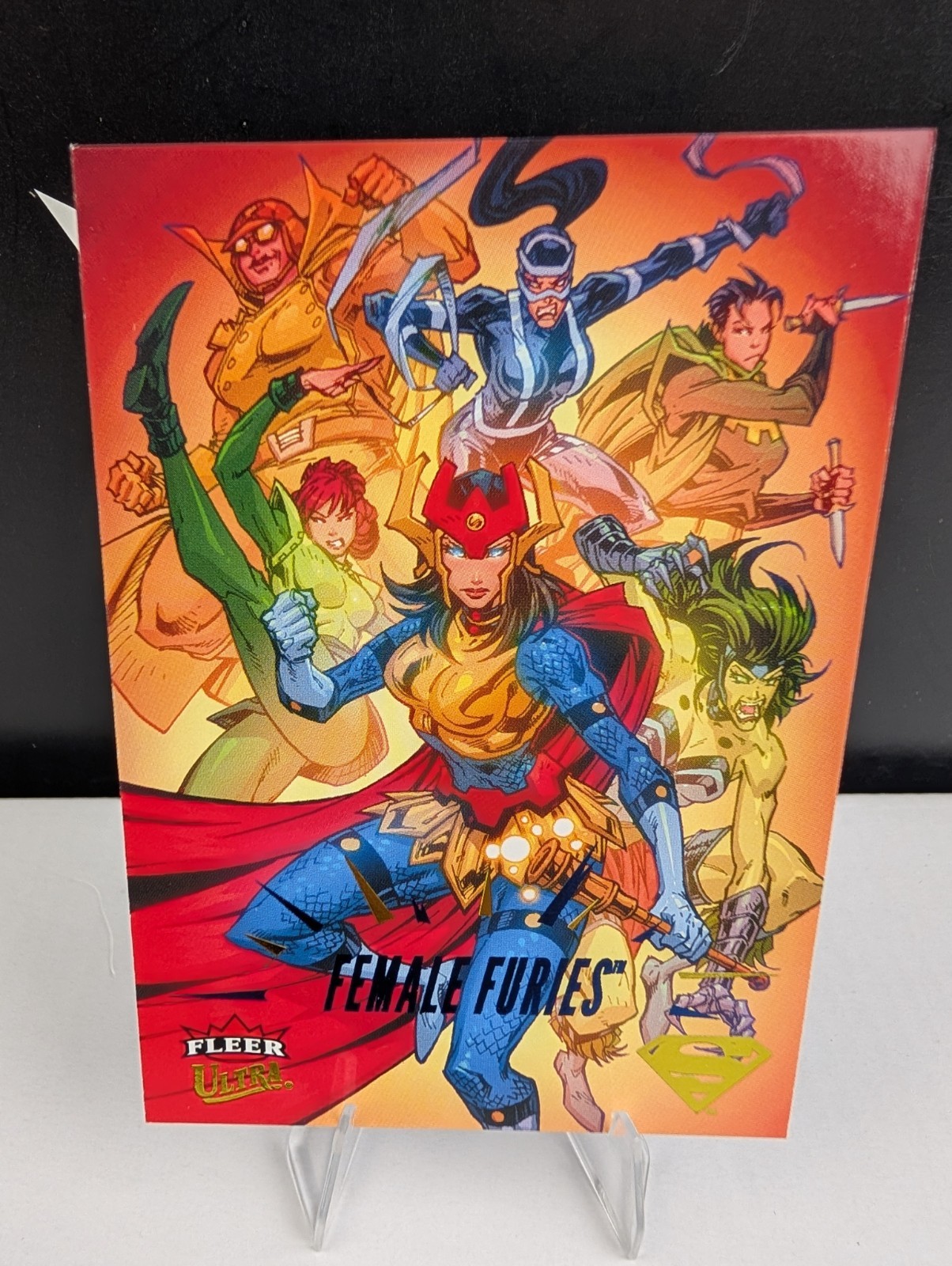 2026 Fleer Ultra Superman 63 Female Furies /252 Blue 2026 Fleer Ultra Superman 63 Female Furies /252 Blue
