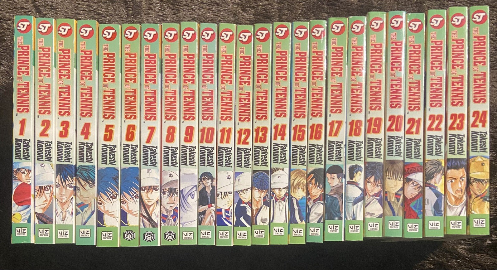 USED Viz Media Takeshi Konomi The Prince of Tennis Vol 1-24 English Manga Set USED Viz Media Takeshi Konomi The Prince of Tennis Vol 1-24 English Manga Set