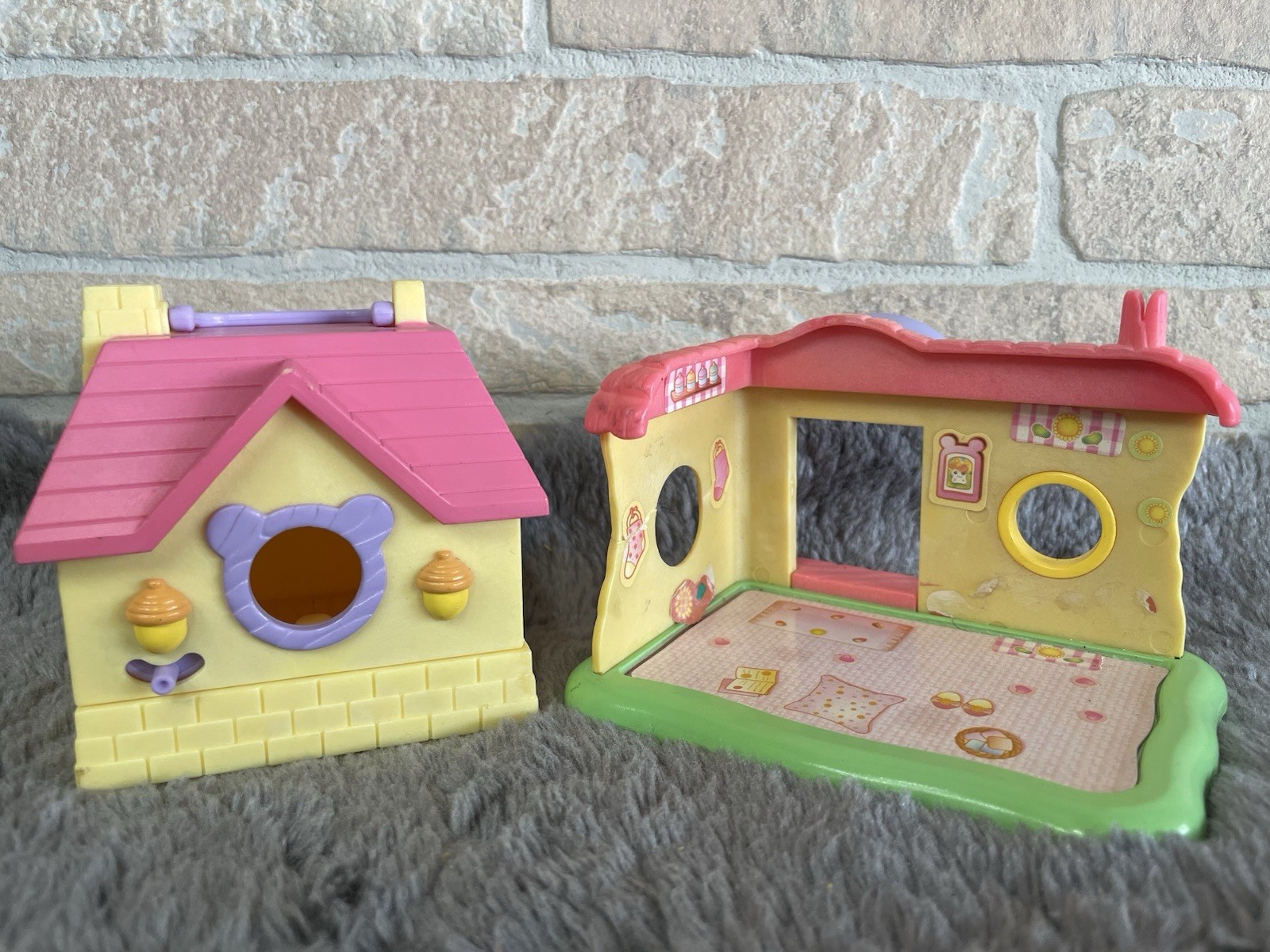 Hamtaro Ham-Ham House Clubhouse Playset Epoch 2003 Carry Case Toy House Hamtaro Ham-Ham House Clubhouse Playset Epoch 2003 Carry Case Toy House