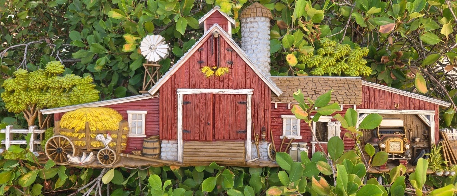 Vintage Farm Barn Scene #587 Burwood Products Co 1974 3D Wall Hanging 46" Vintage Farm Barn Scene #587 Burwood Products Co 1974 3D Wall Hanging 46"