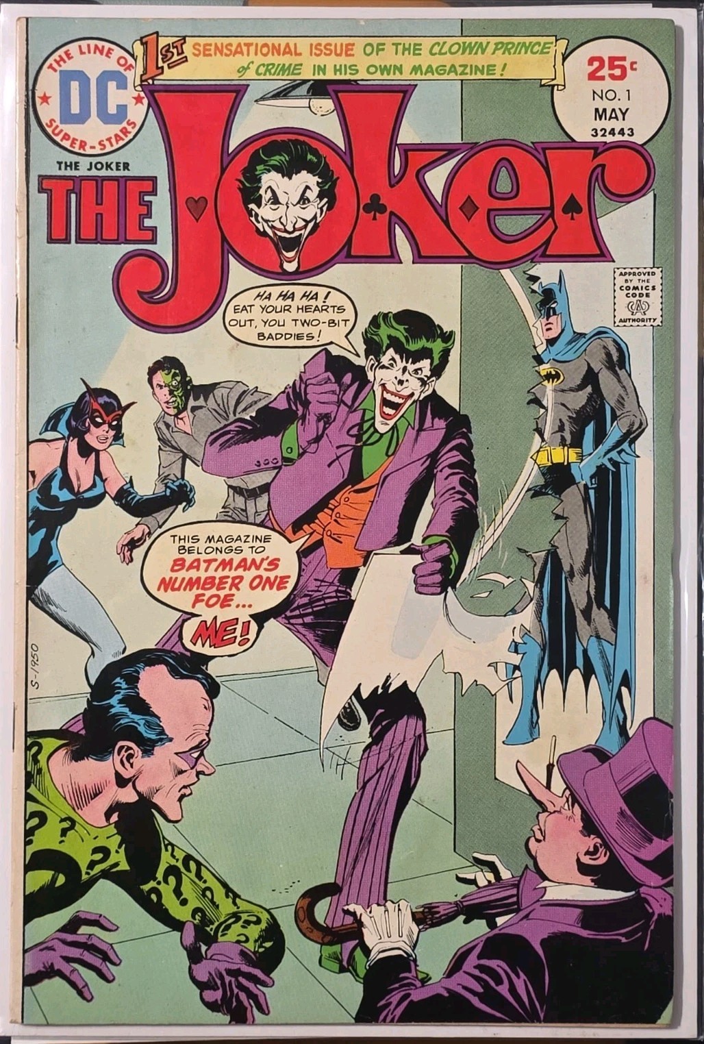 The Joker #1 (1975) Fine OB IMO See Pics 1st Solo Titled Joker Series DC Comics The Joker #1 (1975) Fine OB IMO See Pics 1st Solo Titled Joker Series DC Comics