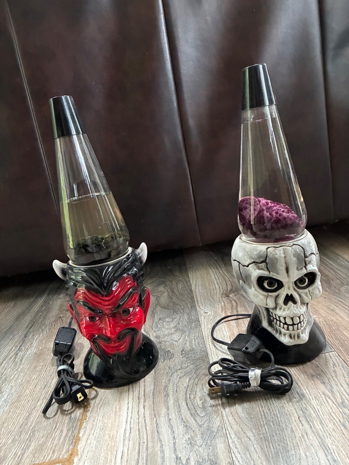 vintage 90s lava lamp skull and devil vintage 90s lava lamp skull and devil