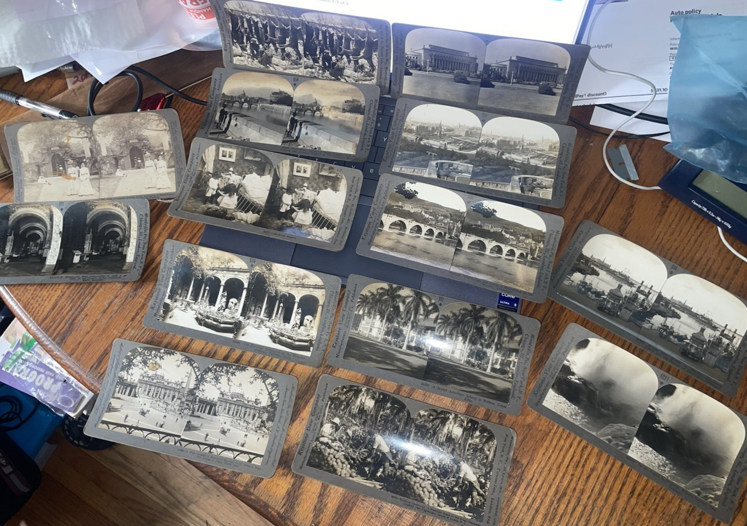 Lot 14 Antique Keystone Stereoview Cards 1920s World Travel Philippines Europe Lot 14 Antique Keystone Stereoview Cards 1920s World Travel Philippines Europe
