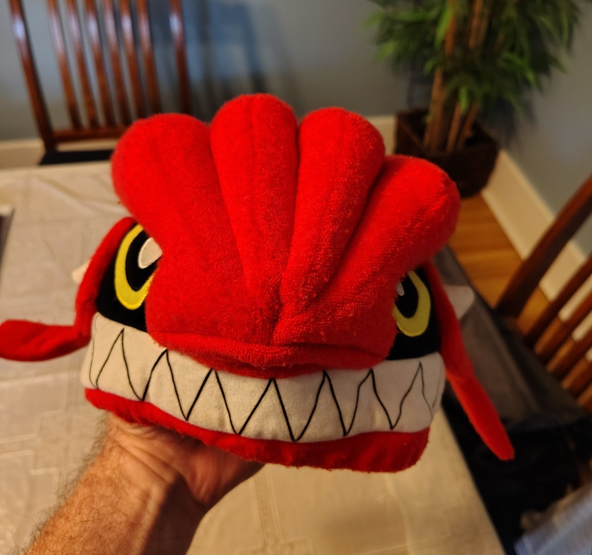 Pokemon The Park 2005 Groudon plushy narikiri Hat Japan Pokepark Very Rare Pokemon The Park 2005 Groudon plushy narikiri Hat Japan Pokepark Very Rare