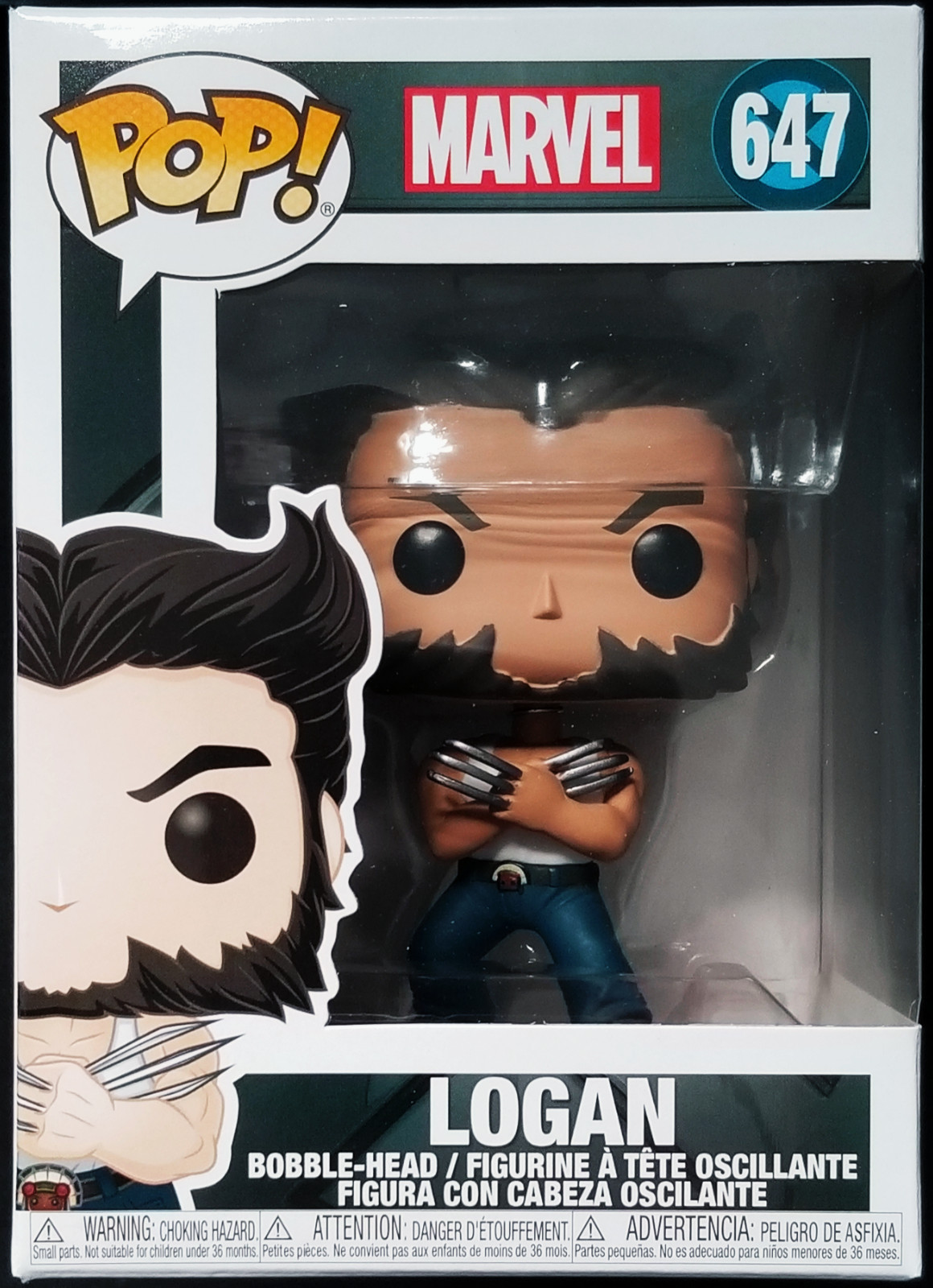 Funko Pop Marvel X-Men Logan in Tank Top #647 20th Anniversary Vinyl Figure Funko Pop Marvel X-Men Logan in Tank Top #647 20th Anniversary Vinyl Figure