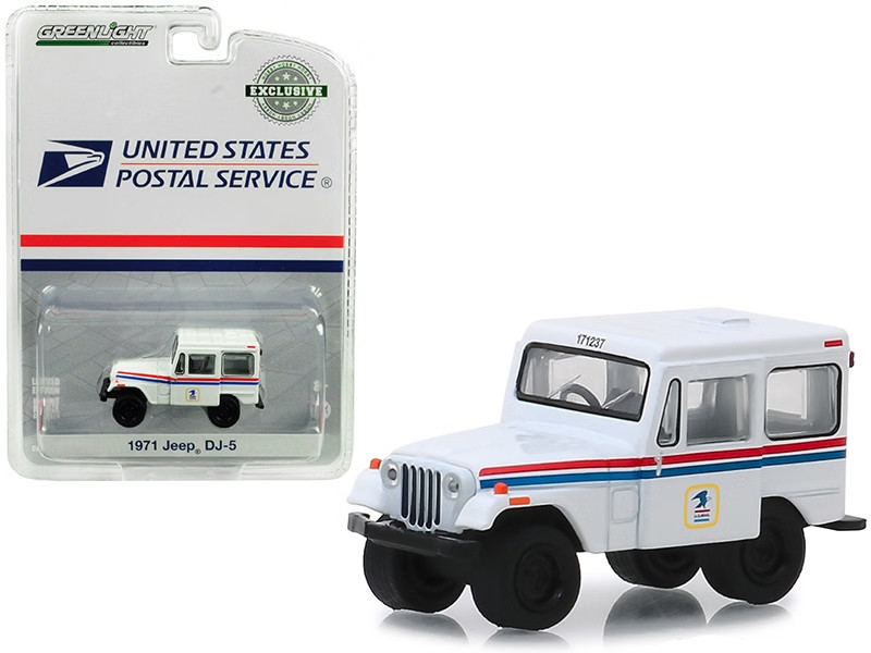 1971 Jeep DJ-5 White "United States Postal Service" (USPS) "Hobby Exclusive" 1/6 1971 Jeep DJ-5 White "United States Postal Service" (USPS) "Hobby Exclusive" 1/6