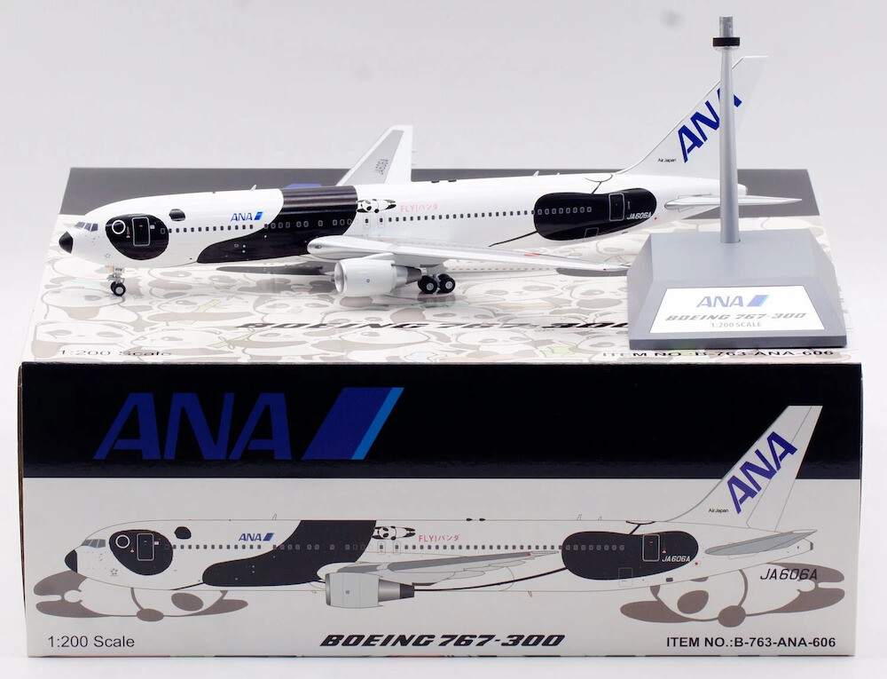 Infight B-763-ANA-606 ANA All Nippon Airways 767-300 JA606A Diecast 1/200 Model