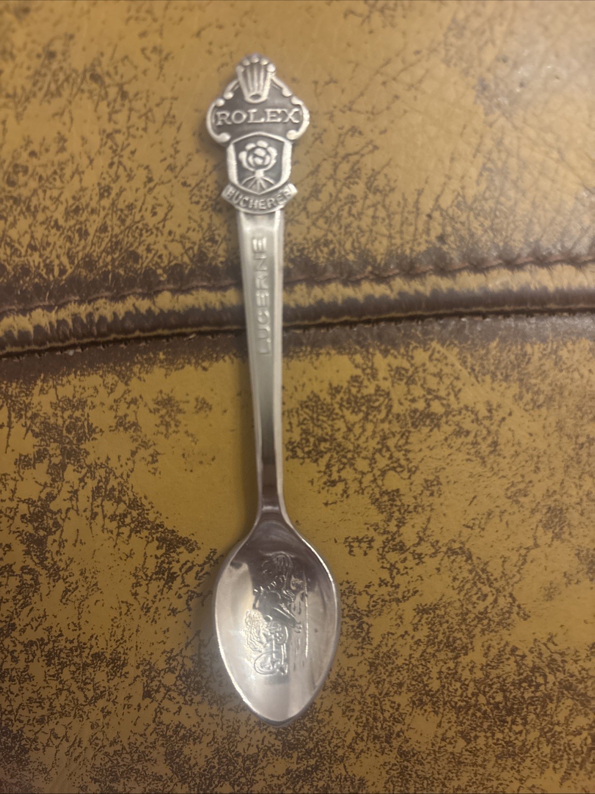 Vintage Rolex Bucherer Of Switzerland Interlaken Collectors Edition Mini Spoon Vintage Rolex Bucherer Of Switzerland Interlaken Collectors Edition Mini Spoon