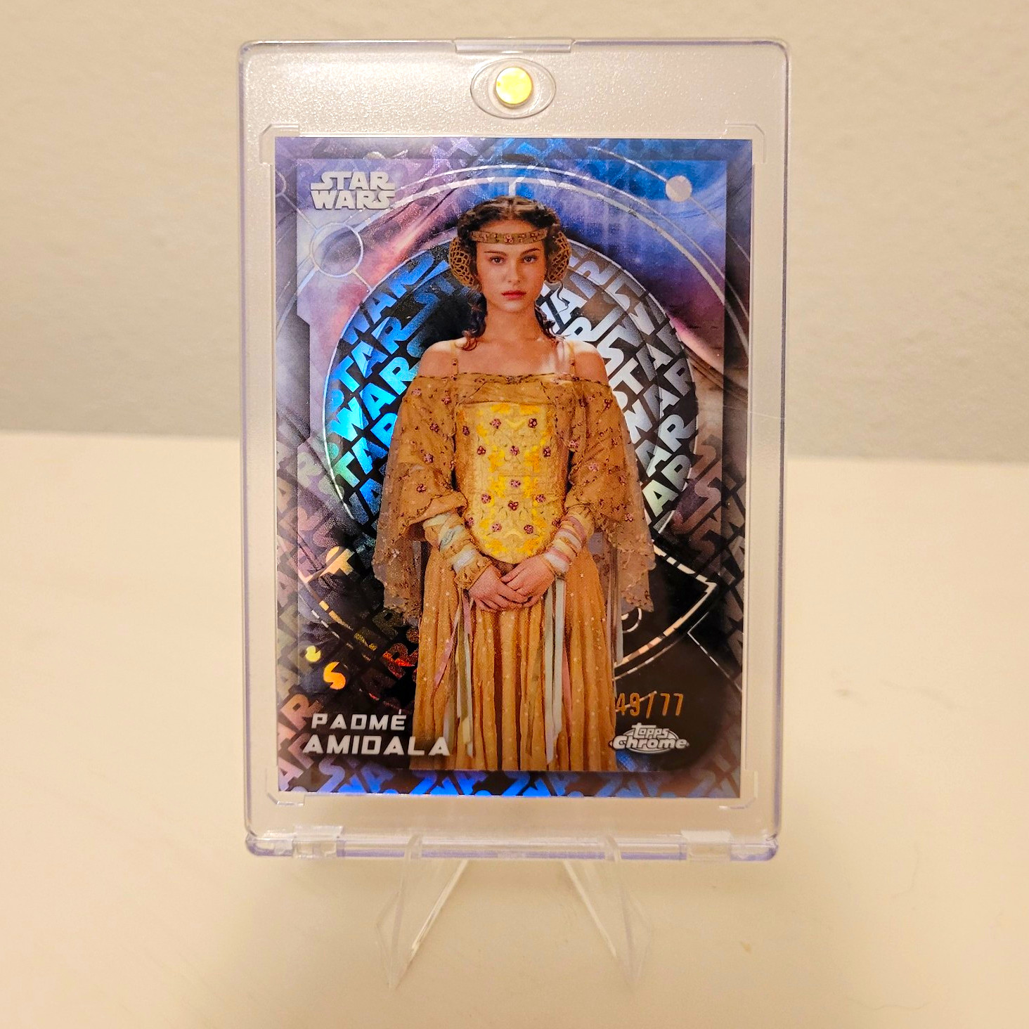 Topps 2026 Topps Chrome Star Wars Padmé Amidala #132 Serial #49/77 Topps 2026 Topps Chrome Star Wars Padmé Amidala #132 Serial #49/77
