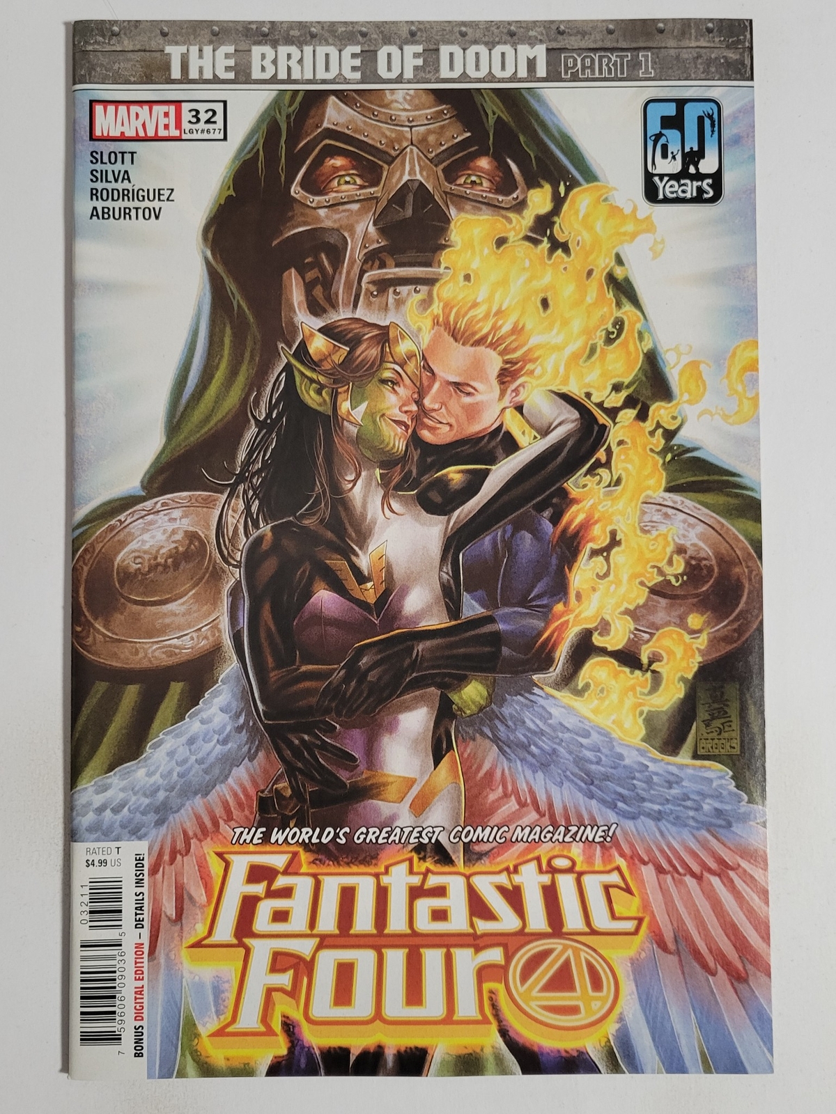 Fantastic Four #32 Marvel 2021 NM 9.4 Mark Brooks Cover art 'The Bride of Doom'