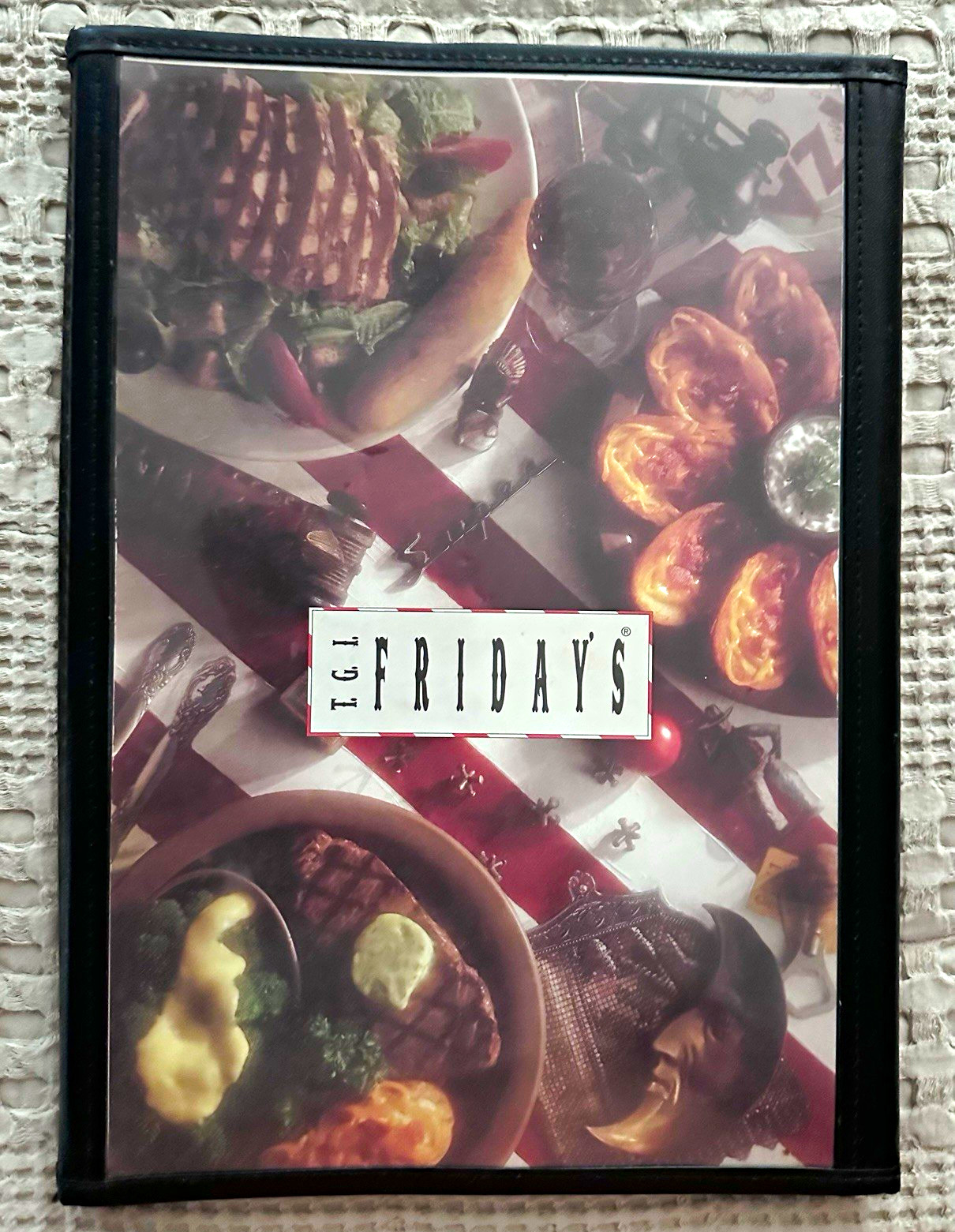Vintage 1996 TGI Fridays Restaurant Menu Complete Trifold Folder 90s Memorabilia Vintage 1996 TGI Fridays Restaurant Menu Complete Trifold Folder 90s Memorabilia