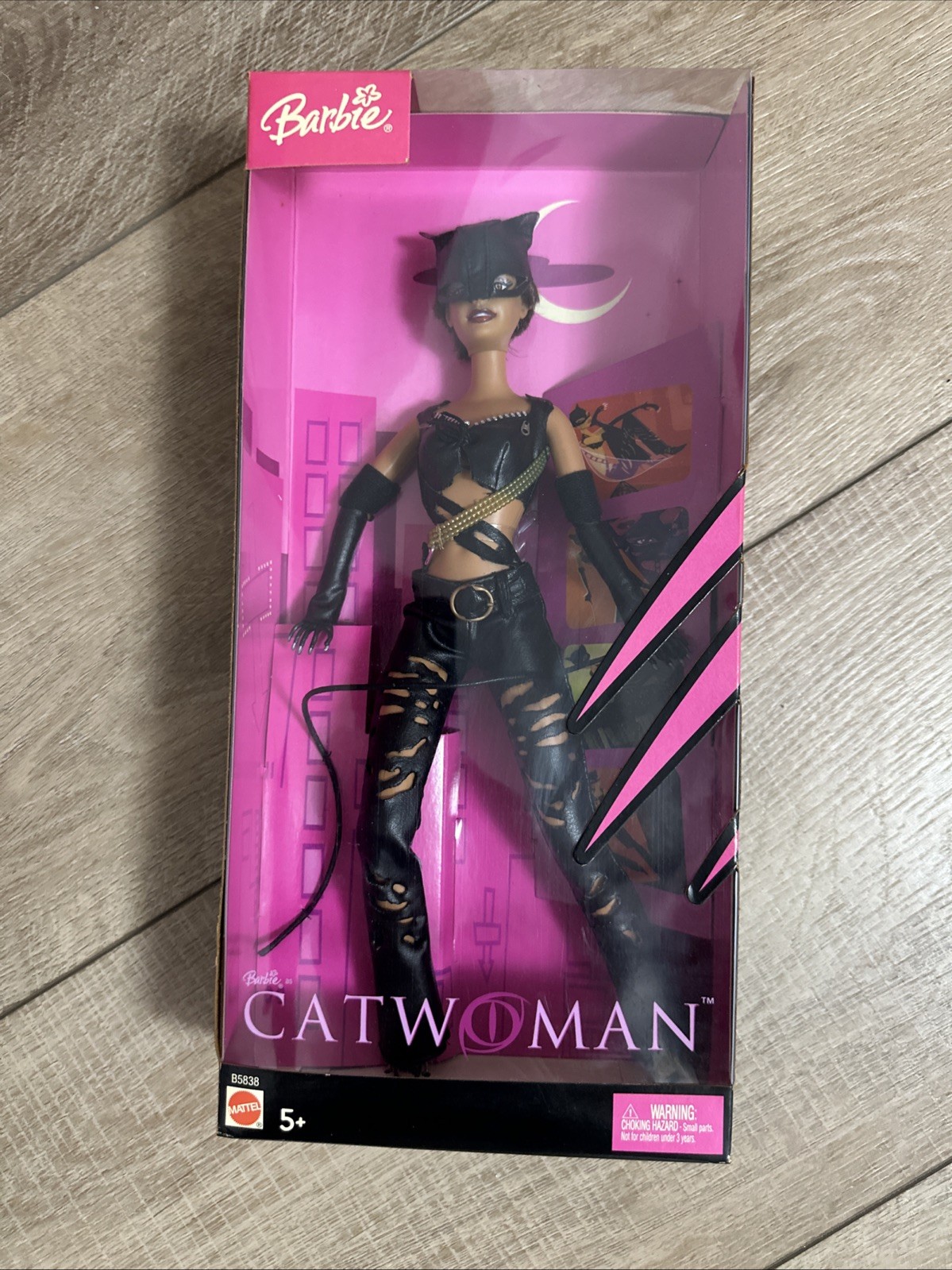 Sealed Box Barbie Halle Berry Catwoman 2004 Mattel B5838 DC Mattel Products