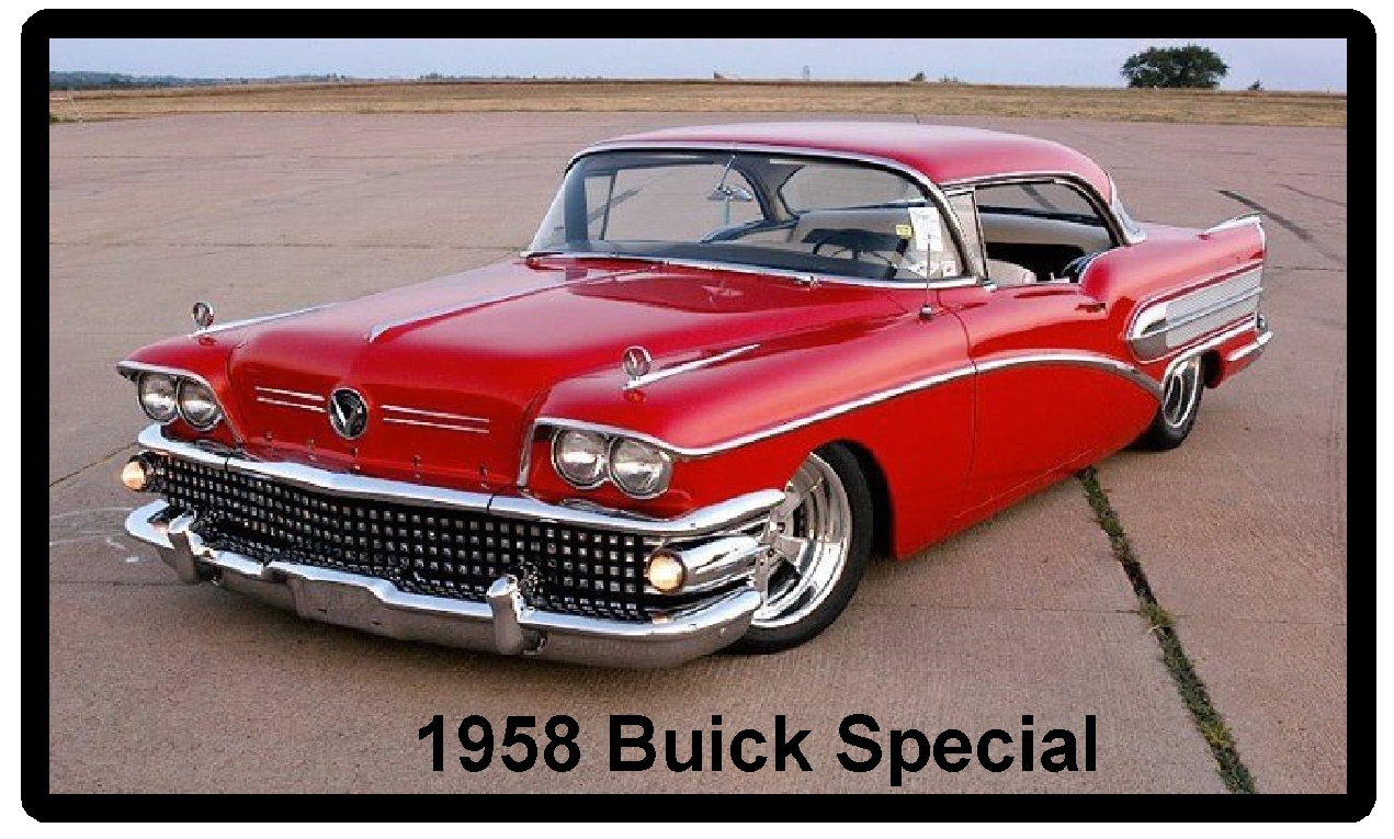 1958 Buick Special Refrigerator / Tool Box Magnet 1958 Buick Special Refrigerator / Tool Box Magnet