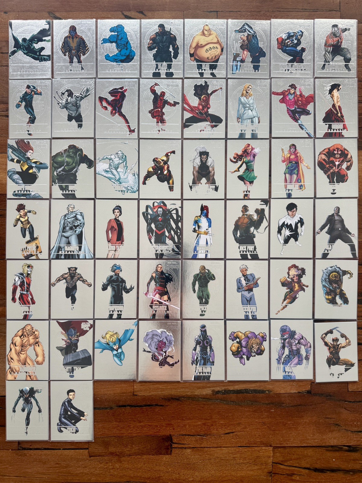 2023 Fleer Ultra Wolverine Medallions Complete 50 Card Set #M1-50 2023 Fleer Ultra Wolverine Medallions Complete 50 Card Set #M1-50