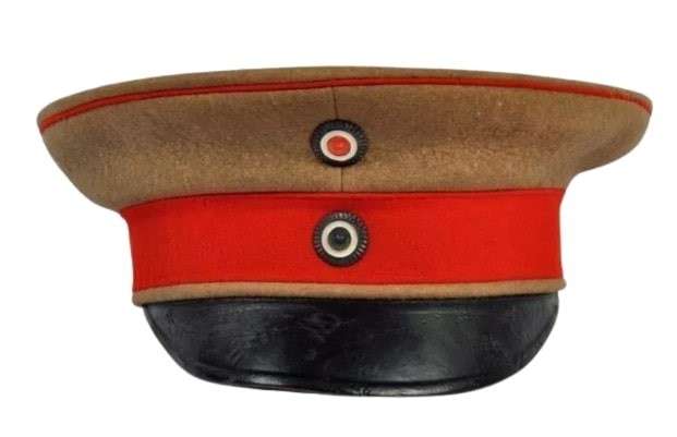 Premium WWI German M1910 Officer Visor Cap – Elite Wool Uniform Reproduction Premium WWI German M1910 Officer Visor Cap – Elite Wool Uniform Reproduction