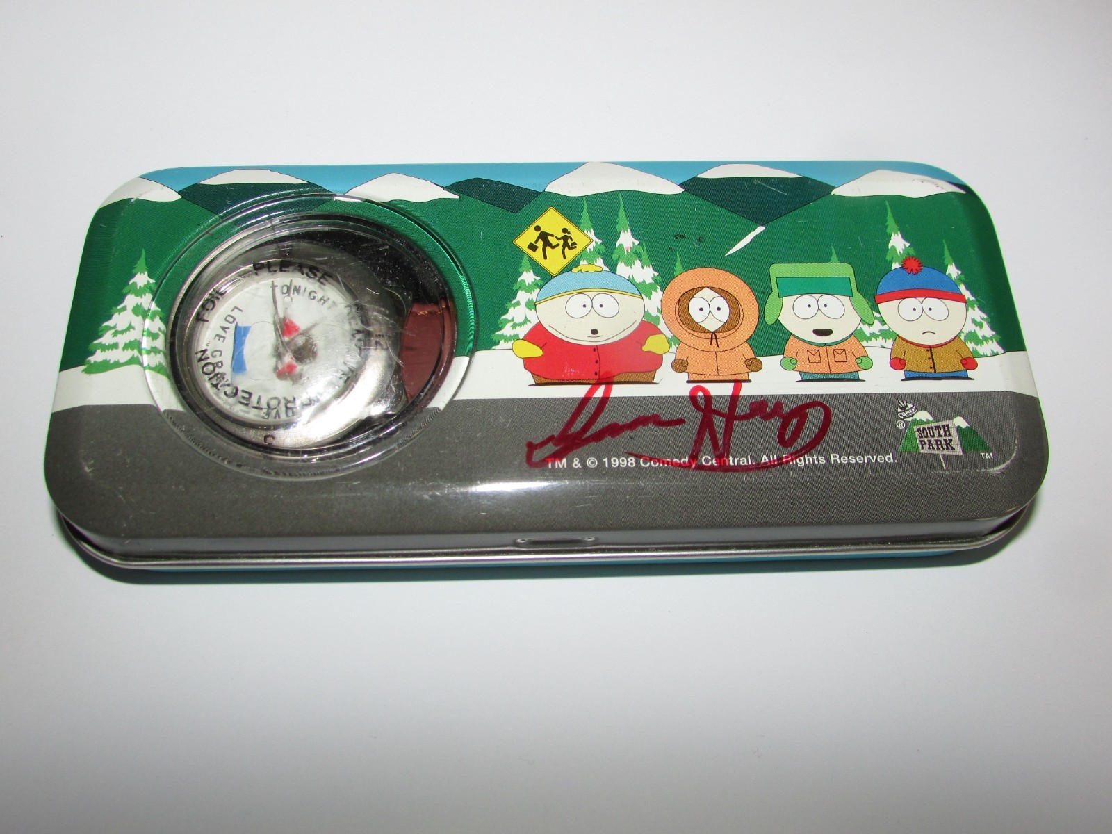 RARE Vintage 1998 South Park Chef Watch ~ Personally Hand-Signed by Isaac Hayes RARE Vintage 1998 South Park Chef Watch ~ Personally Hand-Signed by Isaac Hayes