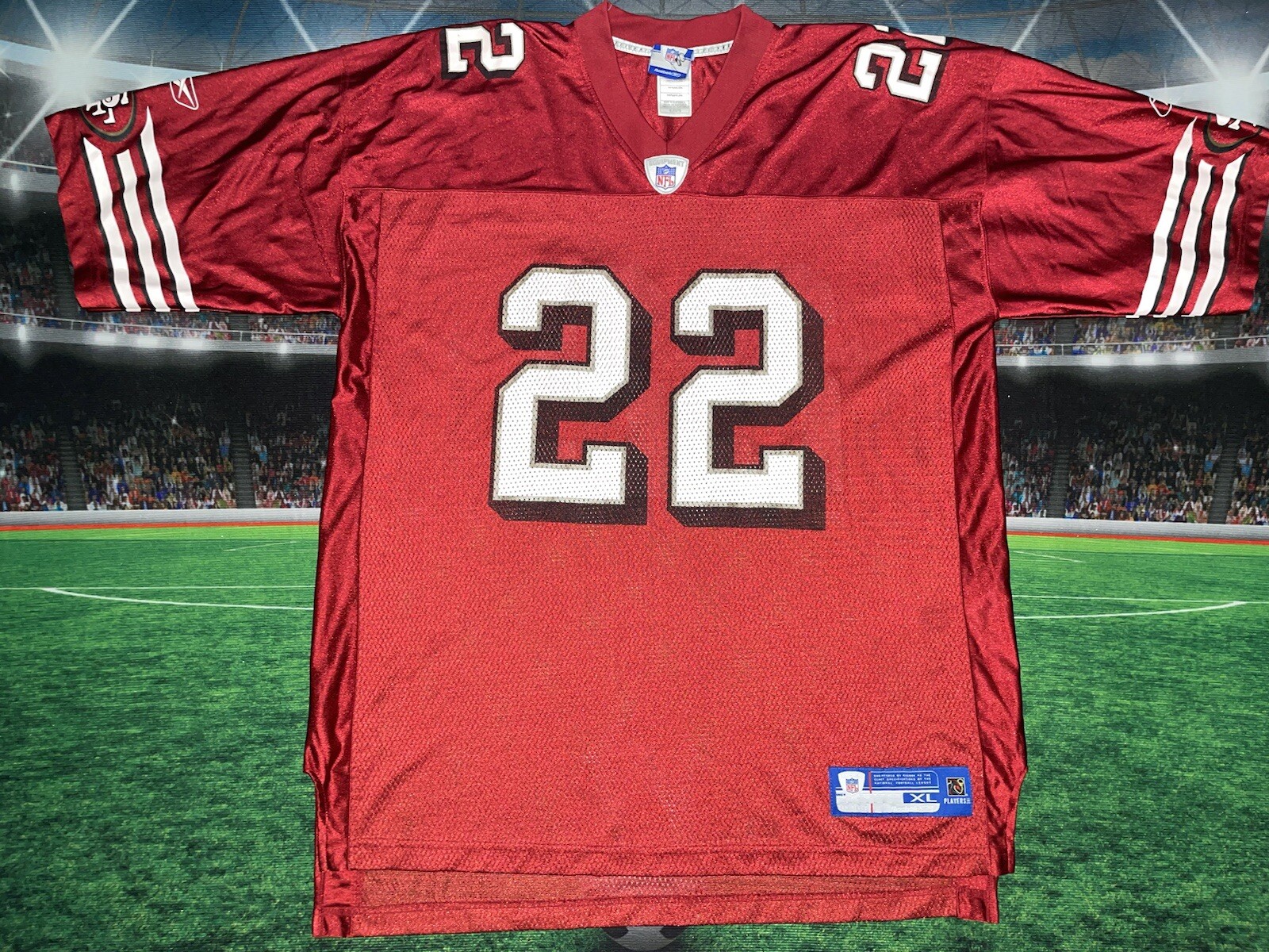 San Francisco 49ers Nate Clements #22 Mens Reebok jersey Size XL Preowned San Francisco 49ers Nate Clements #22 Mens Reebok jersey Size XL Preowned