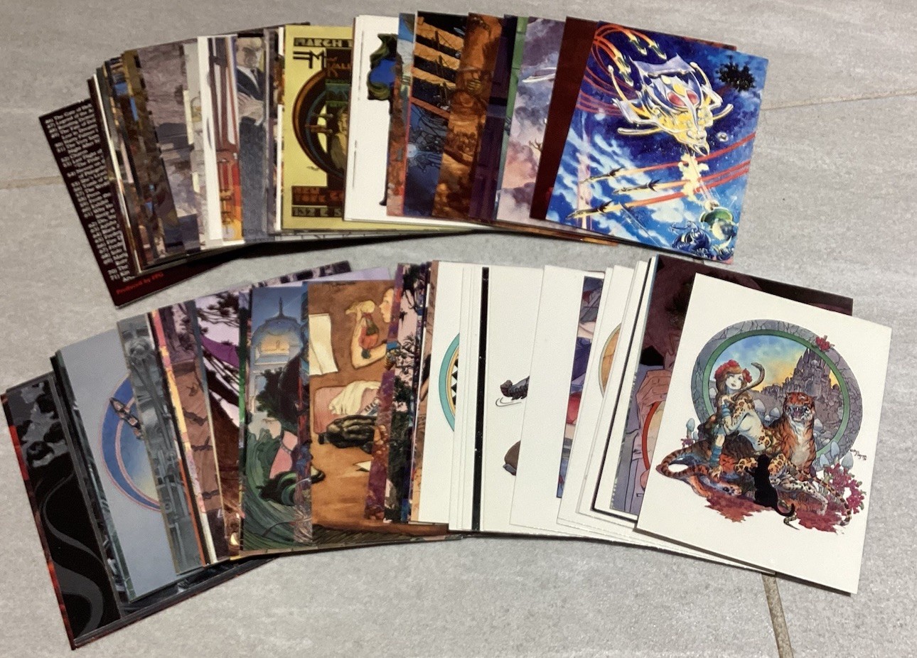 Michael Kaluta Art 1994 FPG Complete Base Card Set Brand New Michael Kaluta Art 1994 FPG Complete Base Card Set Brand New