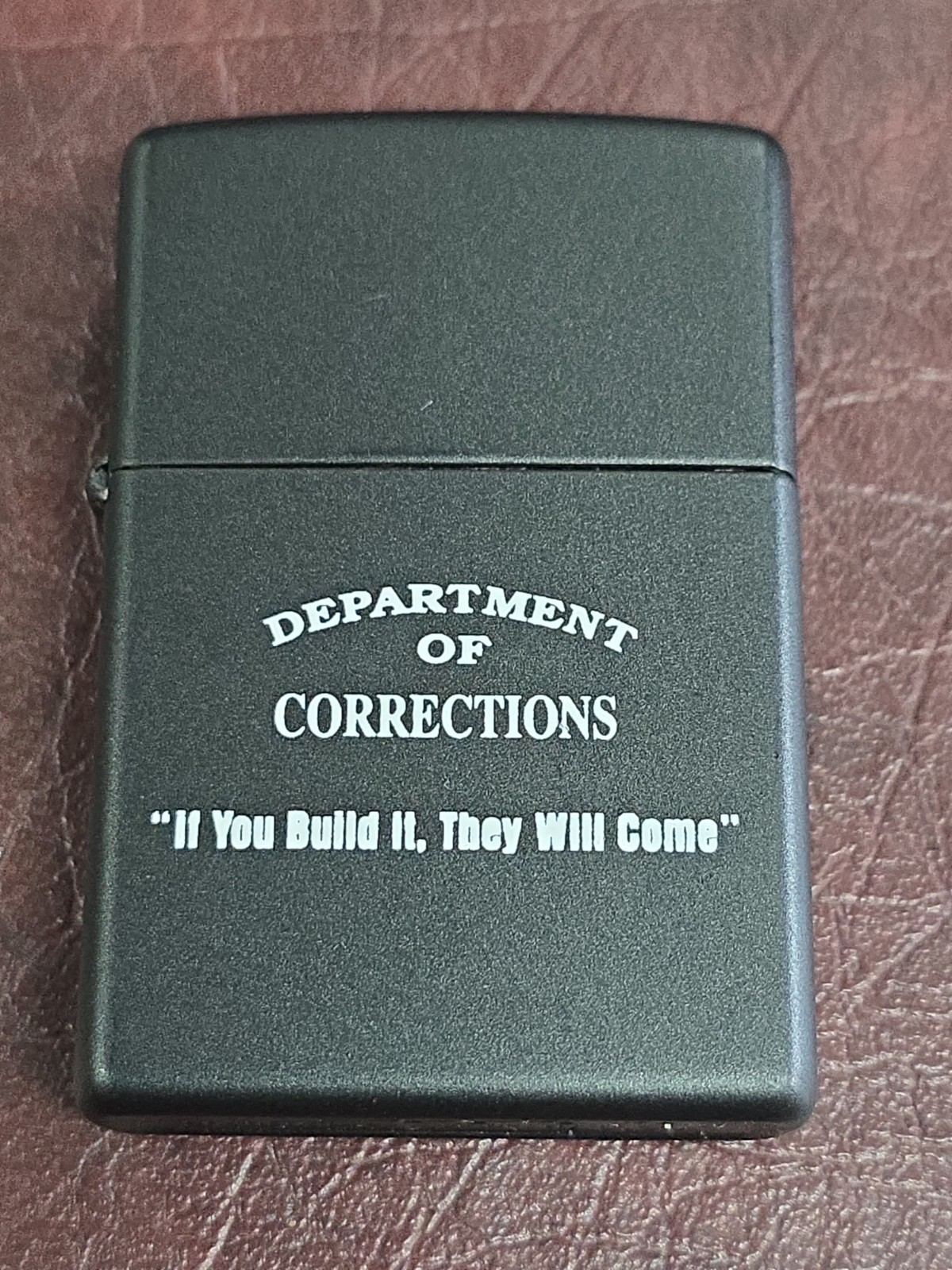 2001 Vintage Department Of Corrections Zippo Lighter New