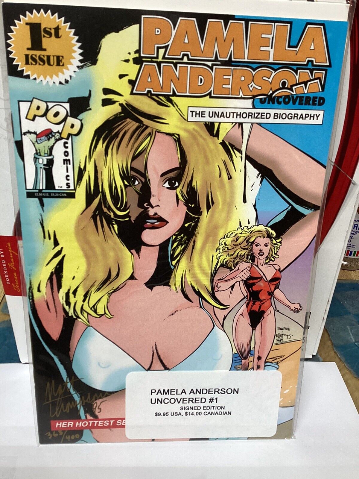 Pamela Anderson Uncovered #1 Signed By Artist #363/400