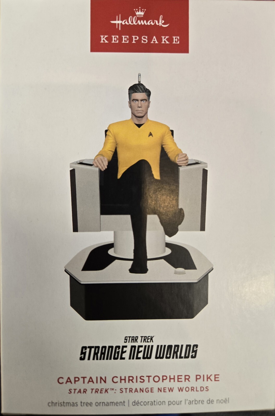 Captain Christopher Pike Ornament figure Hallmark Magic 2024 Star Trek NIB SNW Captain Christopher Pike Ornament figure Hallmark Magic 2024 Star Trek NIB SNW