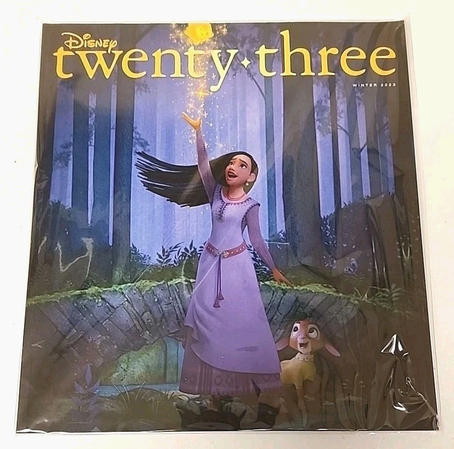 Disney Twenty-Three Magazine Winter 2023 Wish Asha Cover D23 Gold Member New Disney Twenty-Three Magazine Winter 2023 Wish Asha Cover D23 Gold Member New
