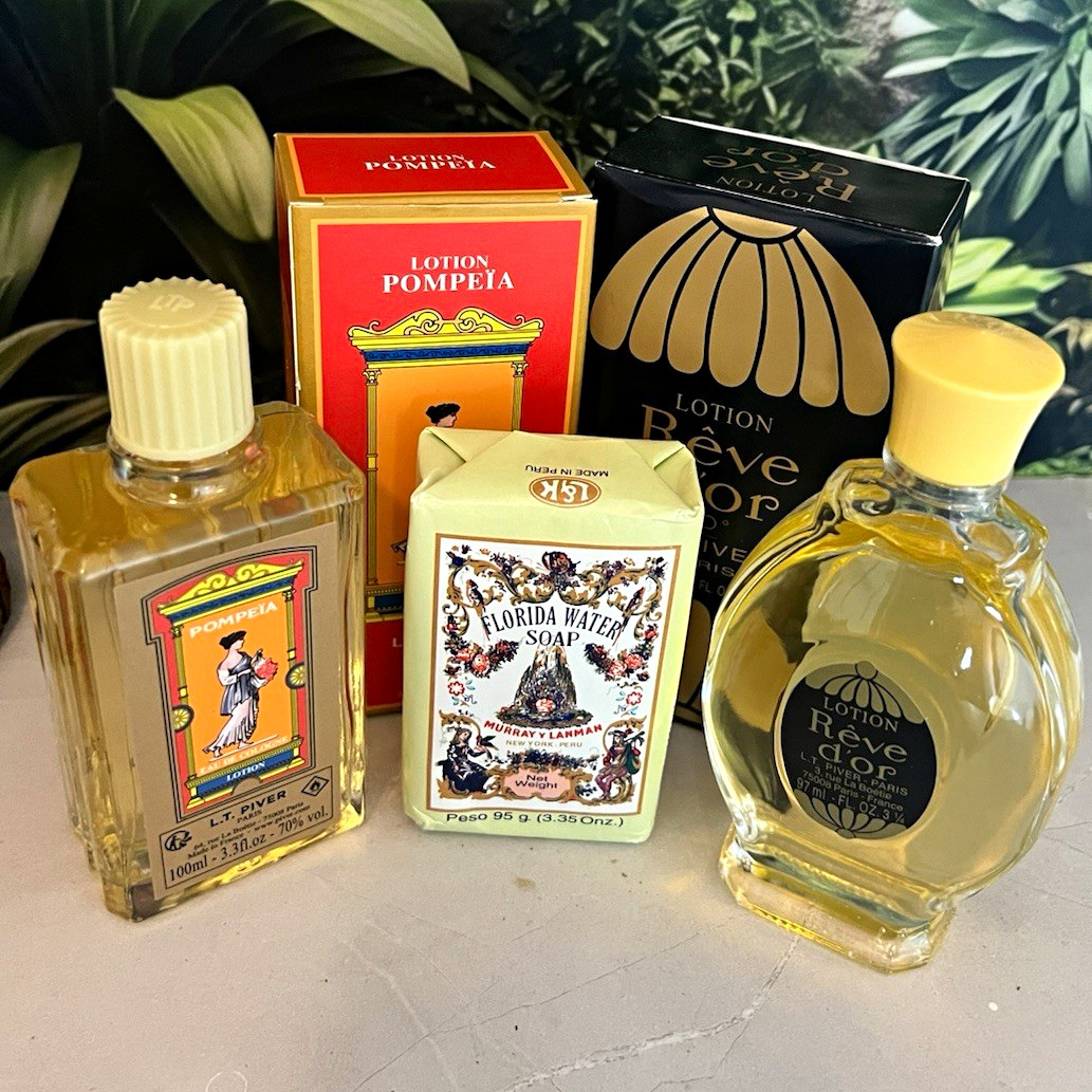 L.T. Piver Rêve d’Or Lotion & Pompeia Lotion Boxed Mini Perfume Set of 3 L.T. Piver Rêve d’Or Lotion & Pompeia Lotion Boxed Mini Perfume Set of 3