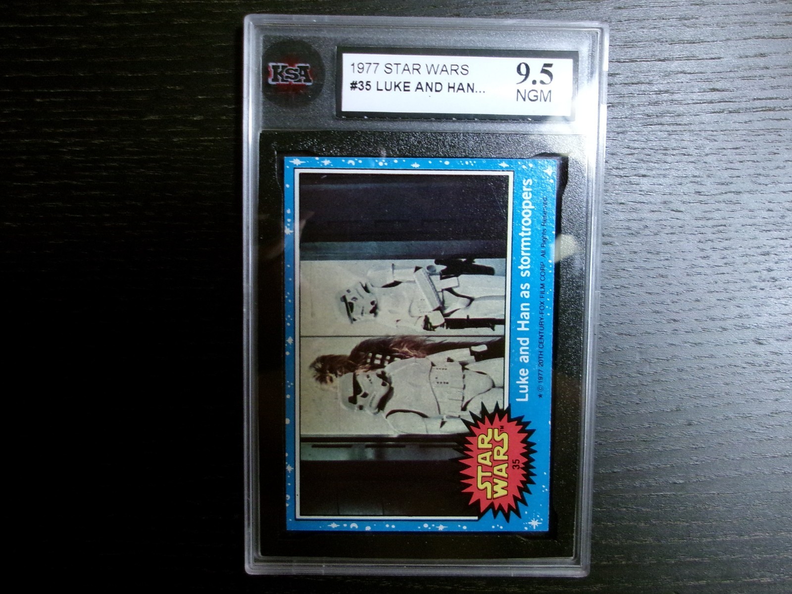 1977 STAR WARS #35 Luke & Han As Stormtroopers KSA 9.5 (PSA 10/APR $2800) GEM💎 1977 STAR WARS #35 Luke & Han As Stormtroopers KSA 9.5 (PSA 10/APR $2800) GEM💎