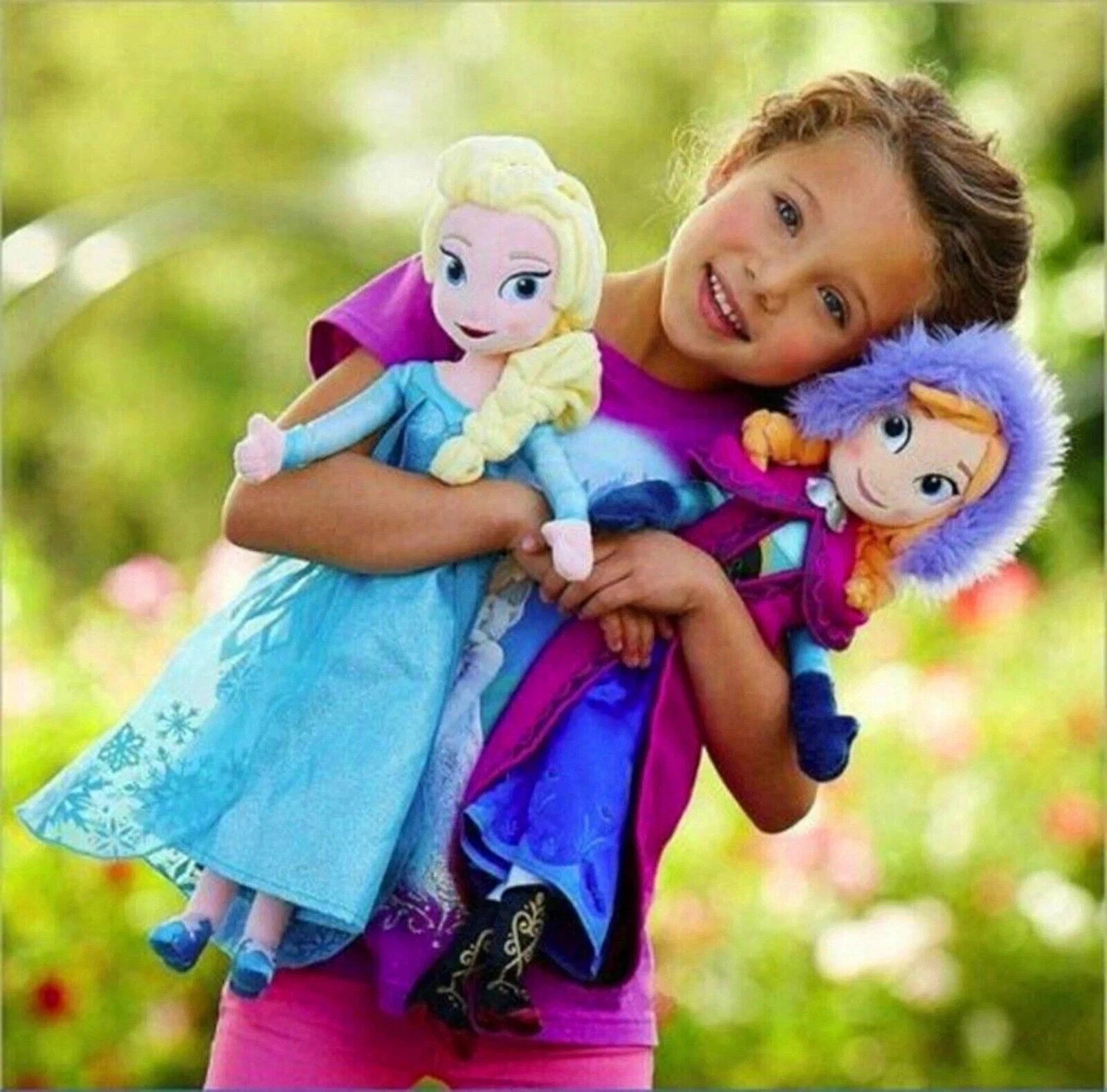 16" inches Disney Frozen Movie Queen Elsa & Anna Plush Soft Doll Gift Collection 16" inches Disney Frozen Movie Queen Elsa & Anna Plush Soft Doll Gift Collection