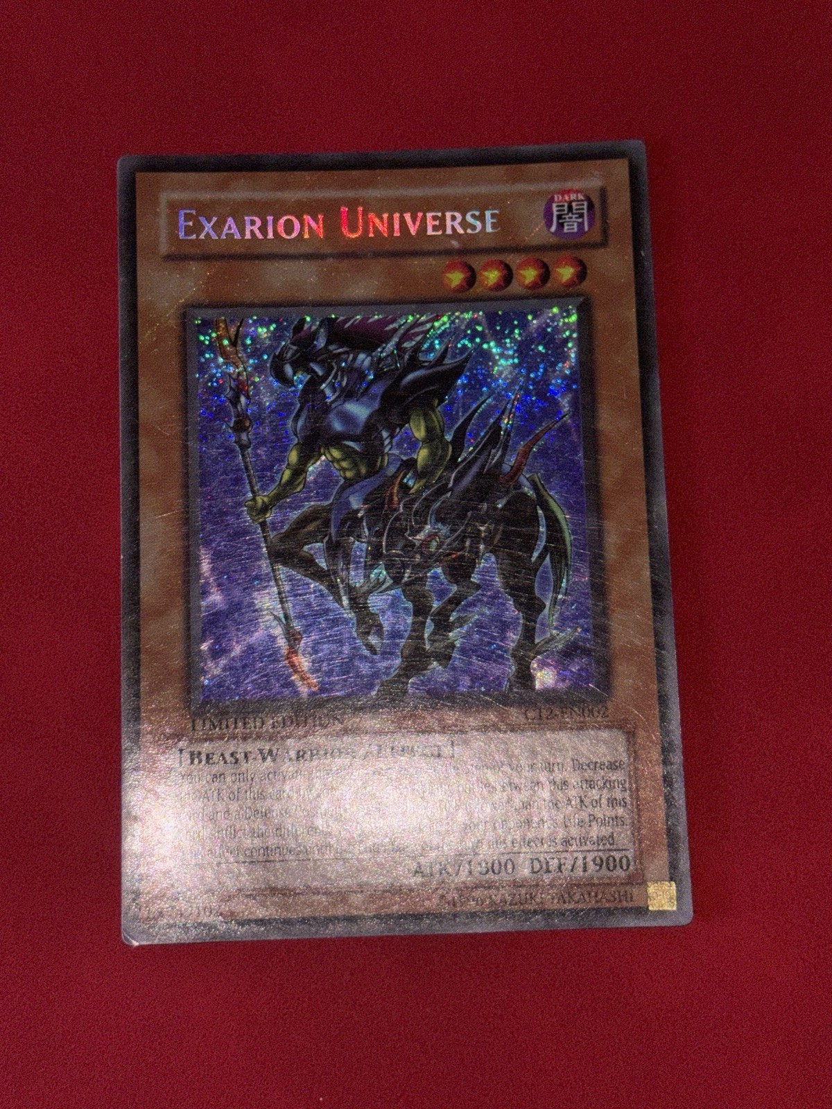 Exarion Universe Secret Rare CT2-EN002 Yu-Gi-Oh English Promo